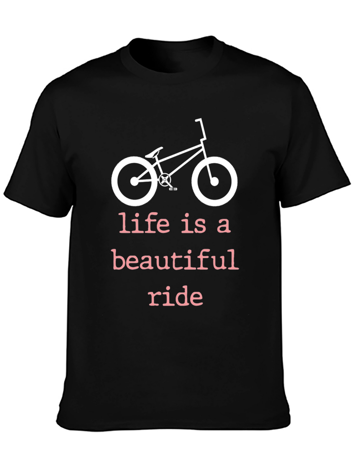 Life is a Beautiful Ride Bike Graphic T-Shirt