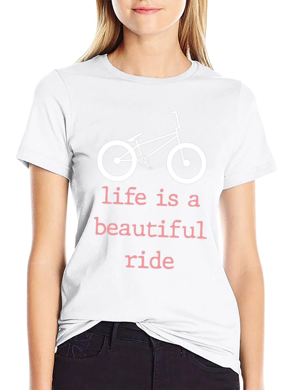 Life is a Beautiful Ride Bike Graphic T-Shirt