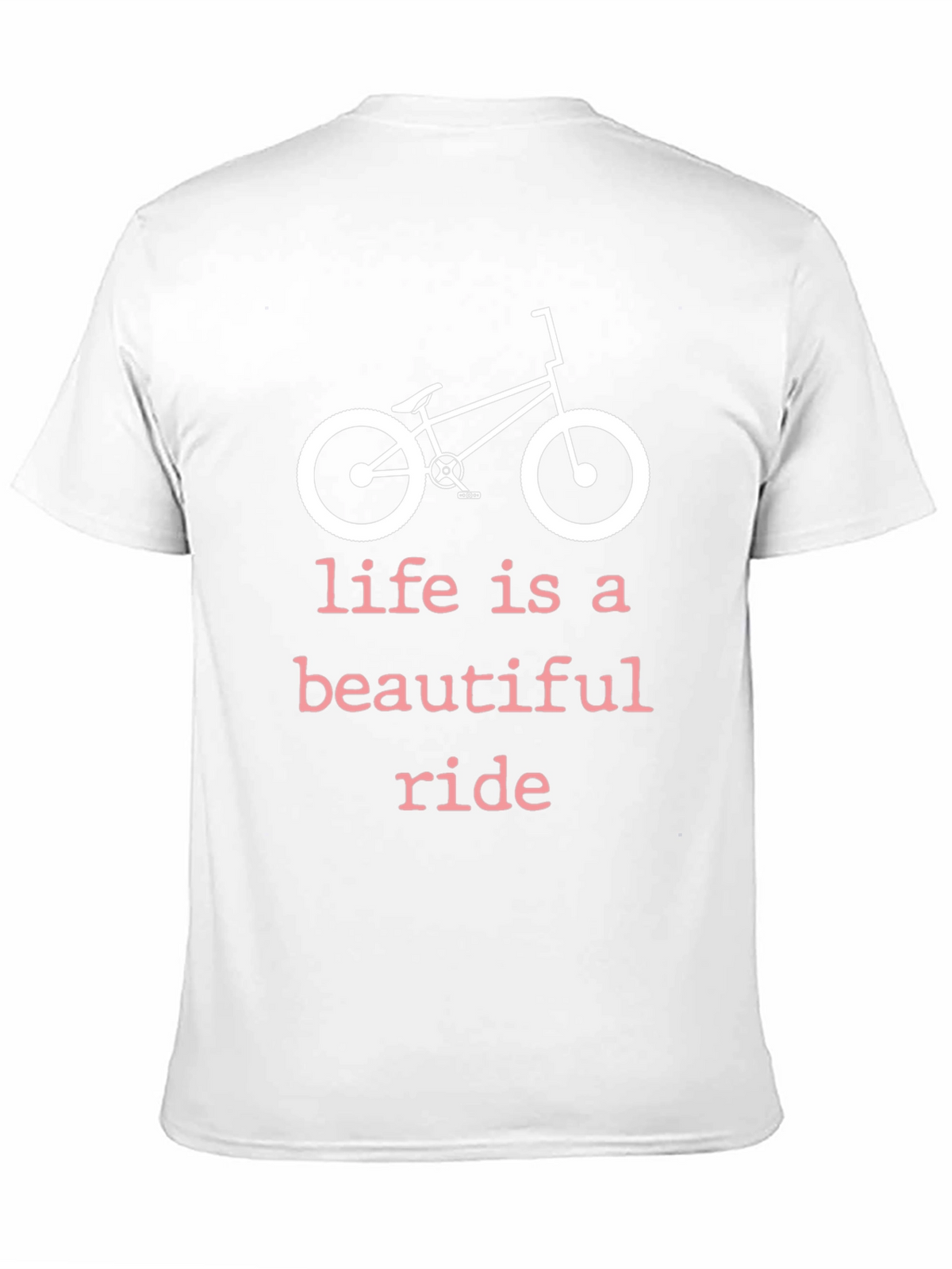 Life is a Beautiful Ride Bike Graphic T-Shirt