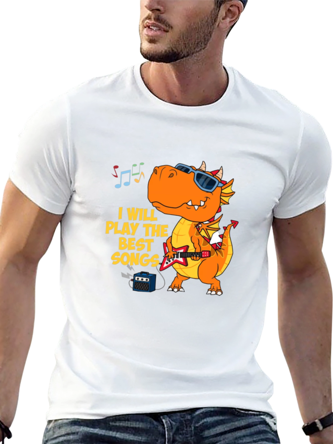 Dragon Rock Star T-Shirt - Play the Best Songs!