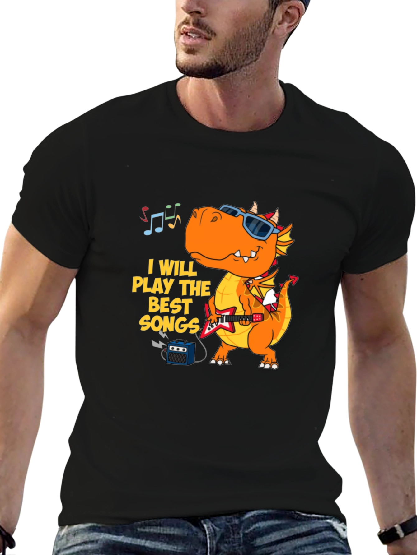 Dragon Rock Star T-Shirt - Play the Best Songs!