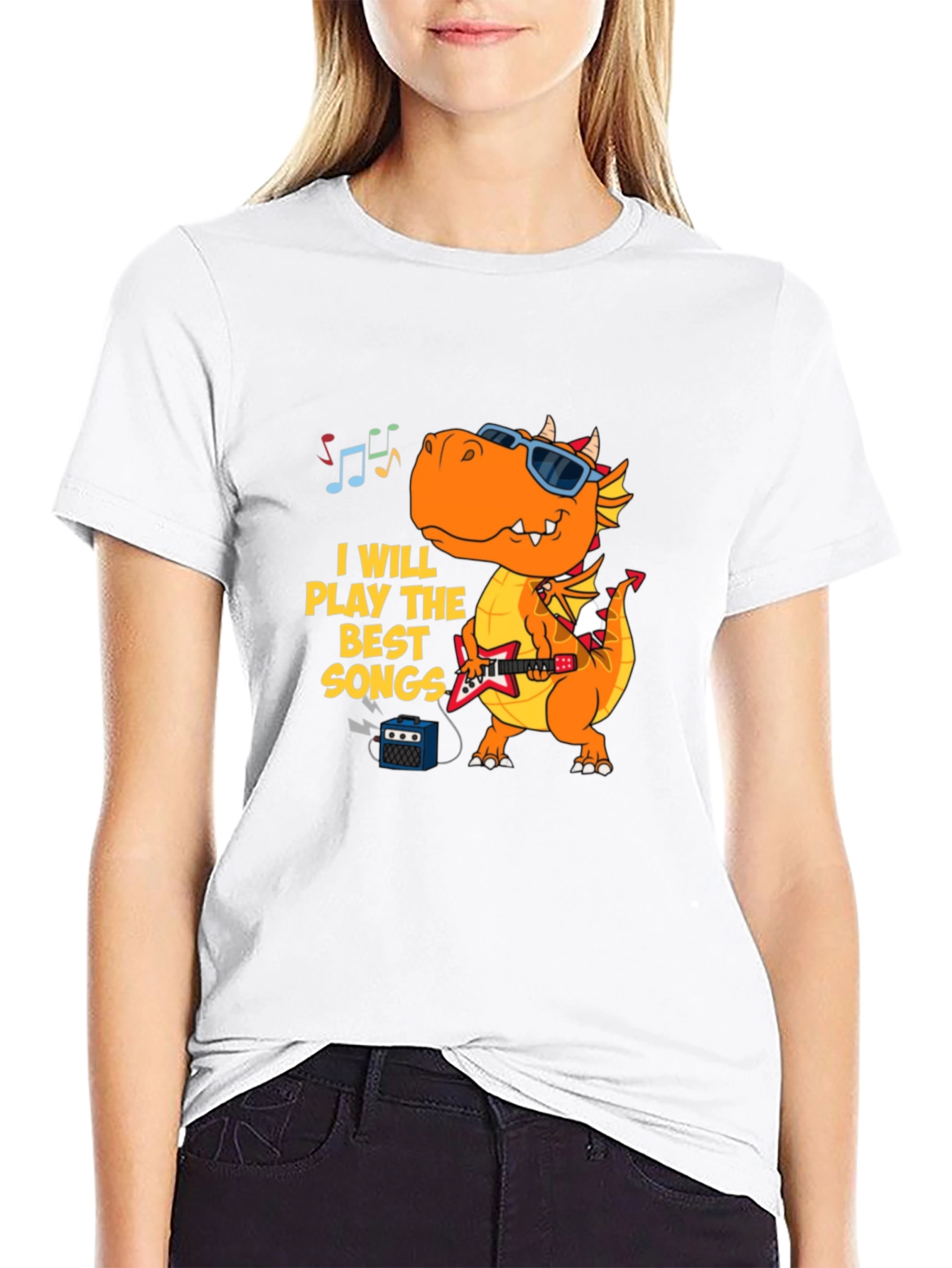 Dragon Rock Star T-Shirt - Play the Best Songs!