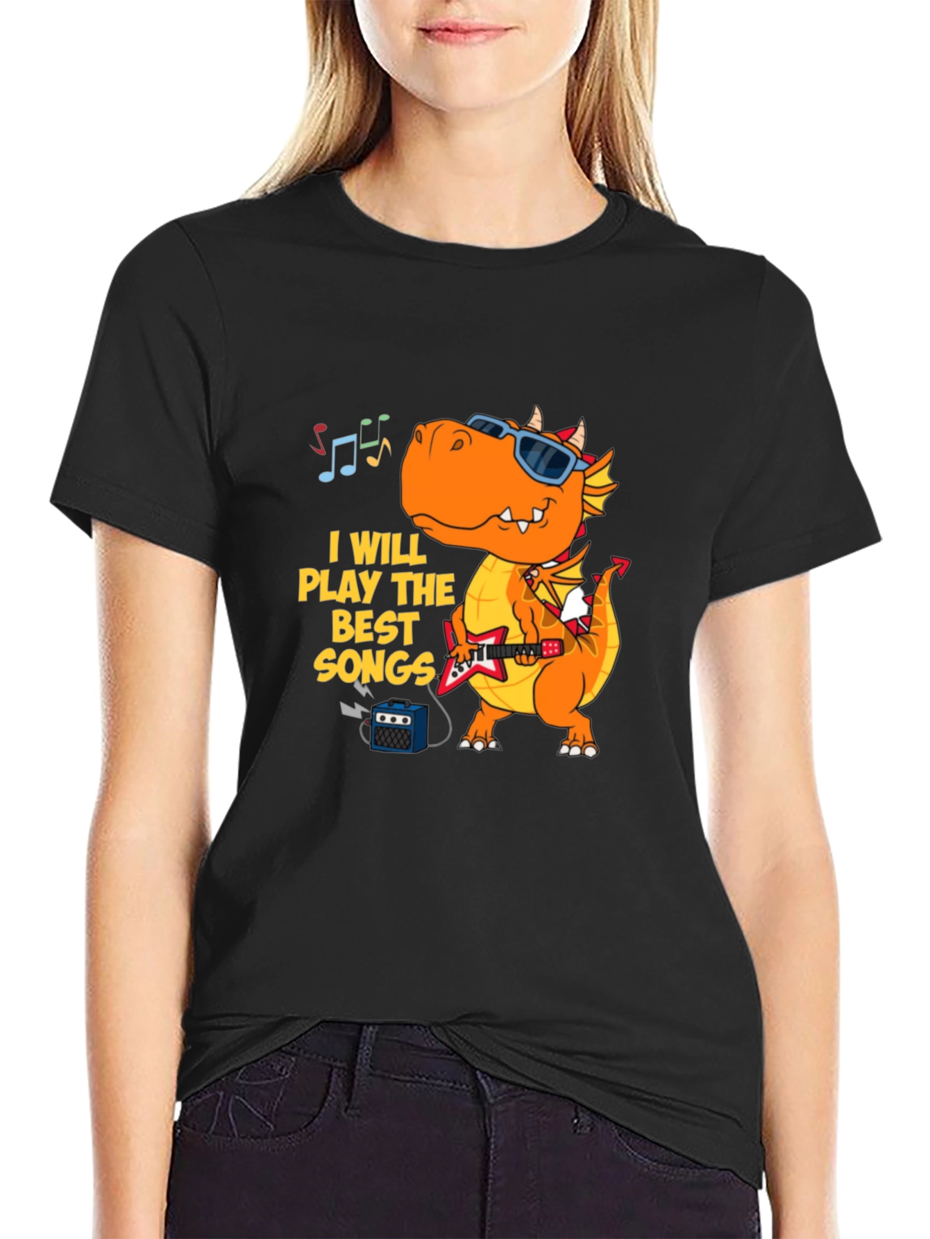 Dragon Rock Star T-Shirt - Play the Best Songs!