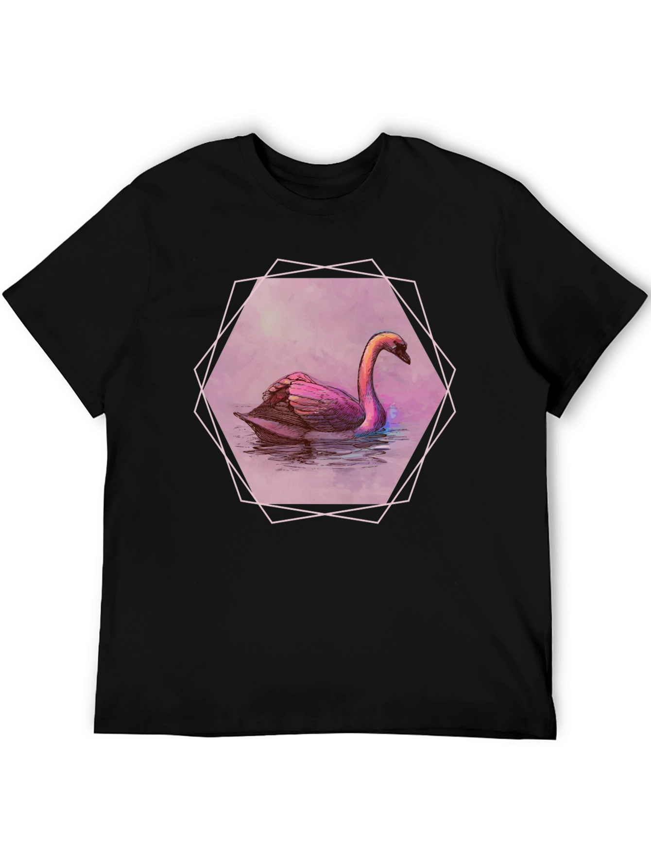 Swan Graphic Tee - Stylish Comfort