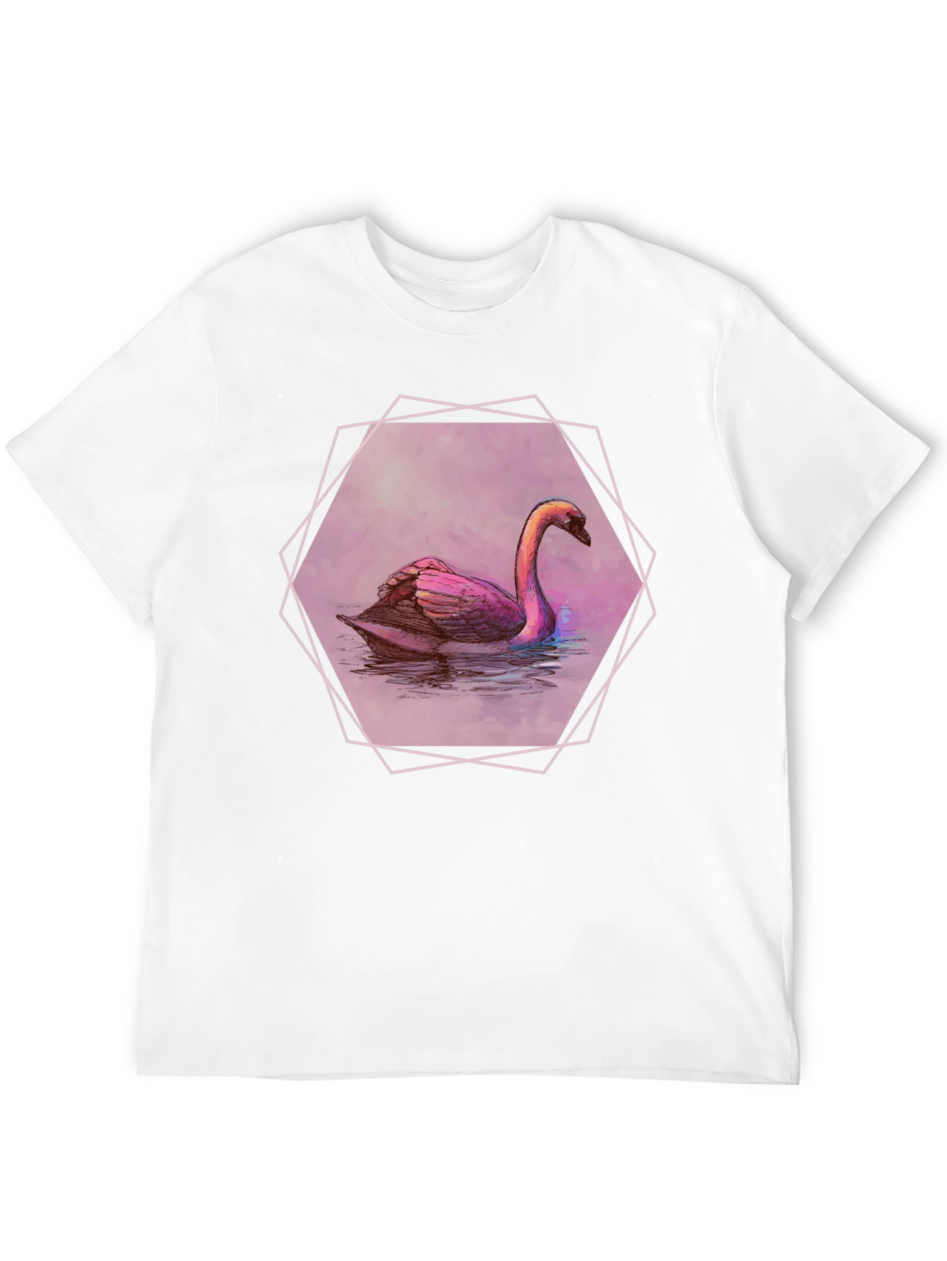 Swan Graphic Tee - Stylish Comfort