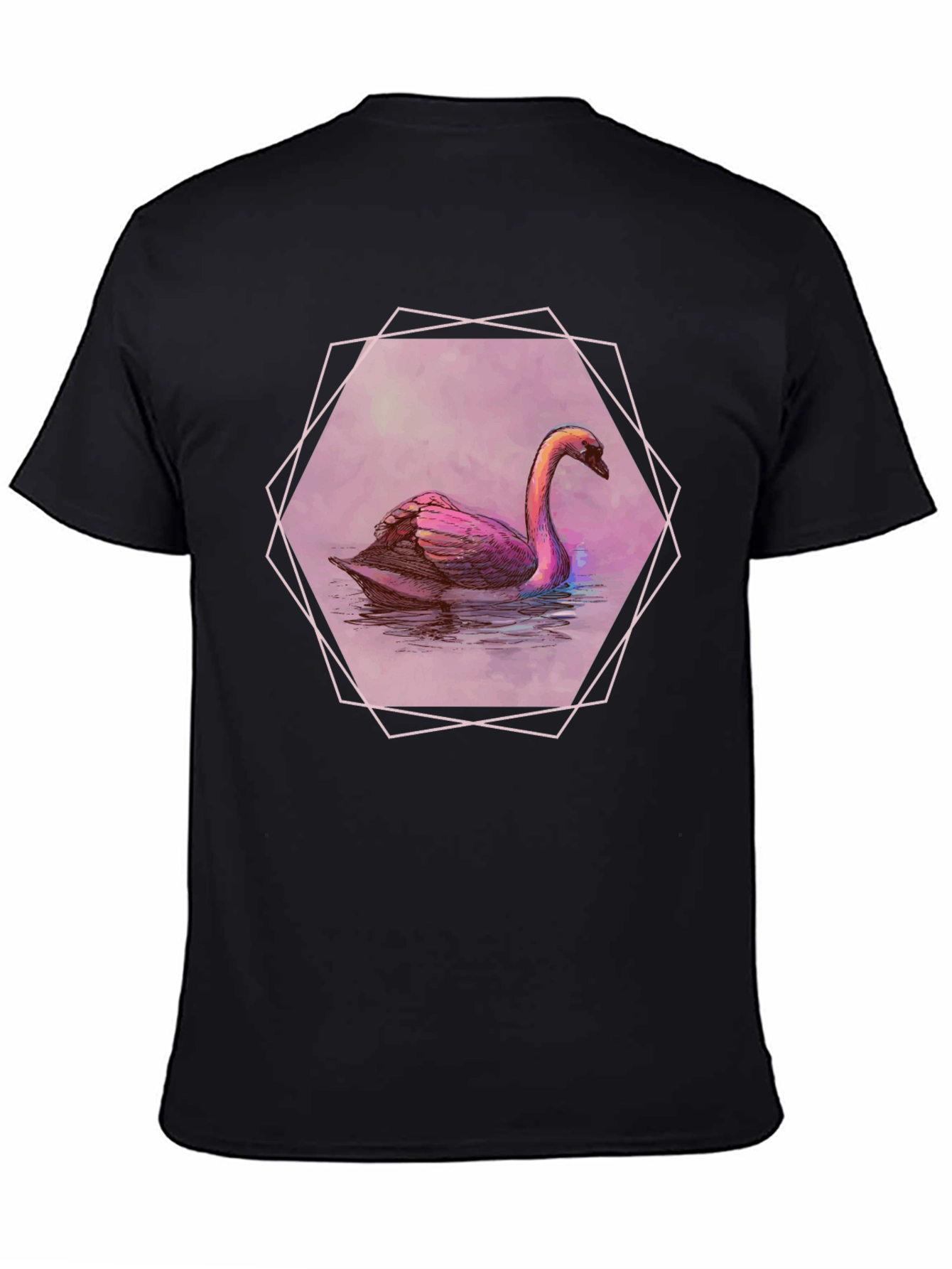 Swan Graphic Tee - Stylish Comfort