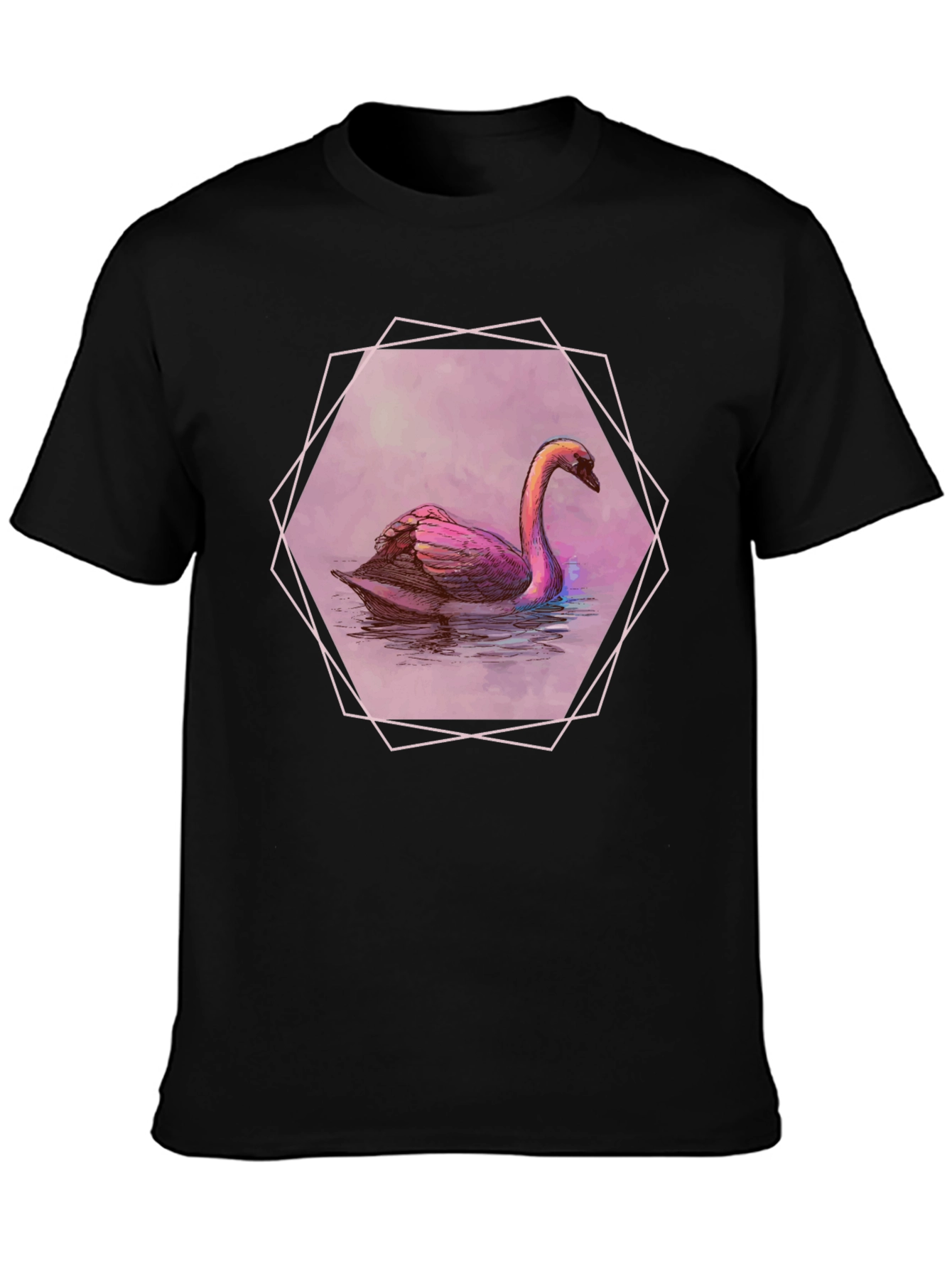 Swan Graphic Tee - Stylish Comfort