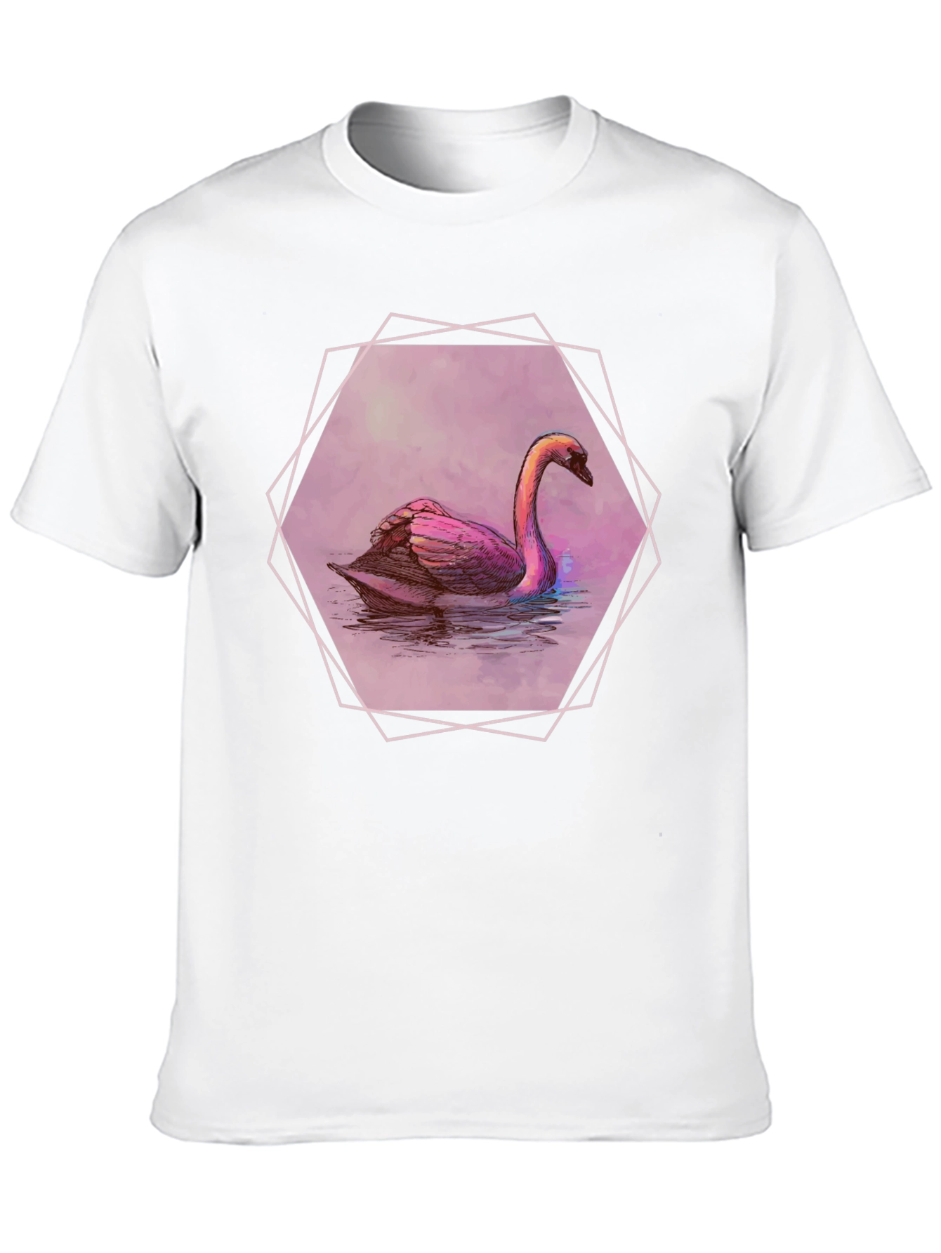 Swan Graphic Tee - Stylish Comfort