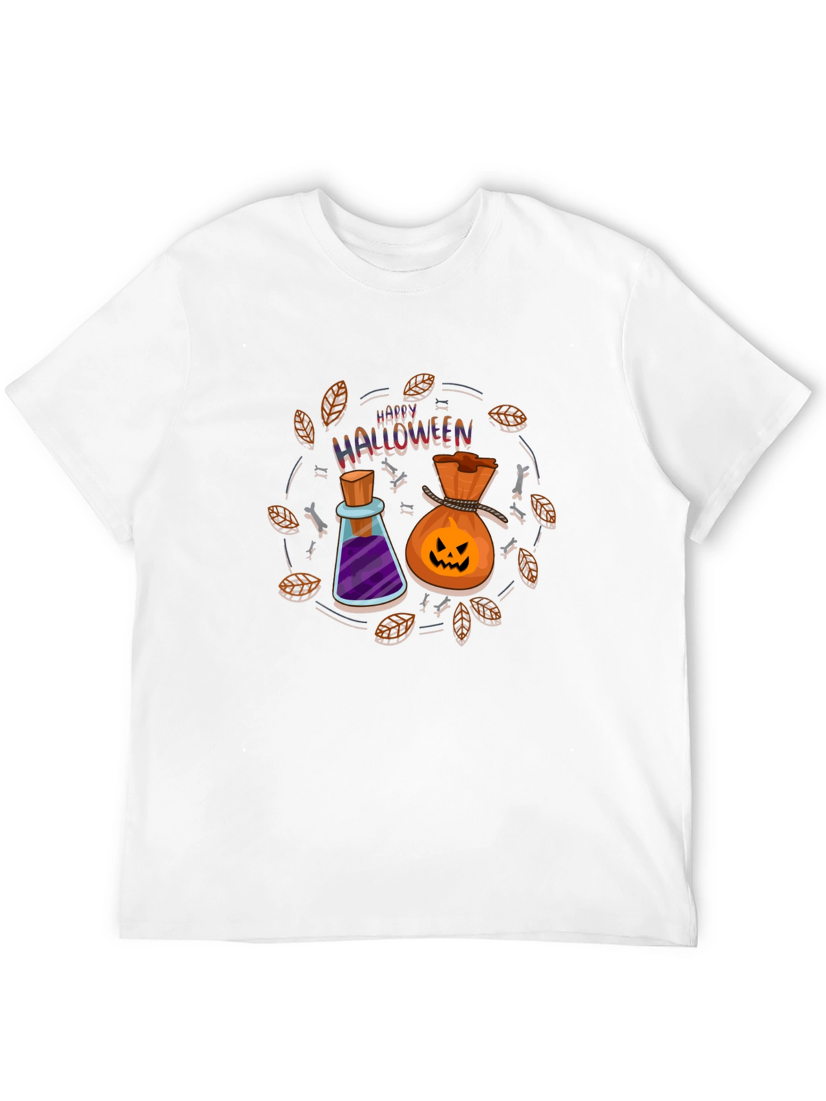 Halloween Themed Graphic T-shirt
