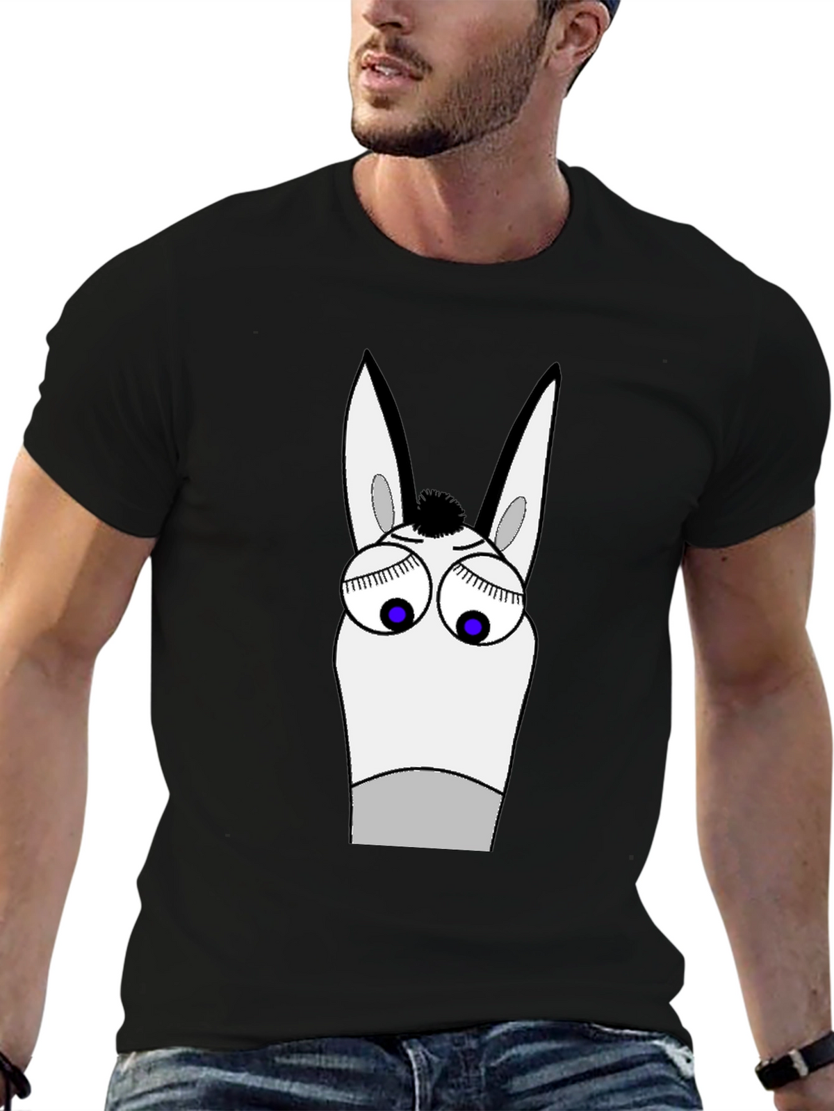 Funny Donkey Graphic T-Shirt