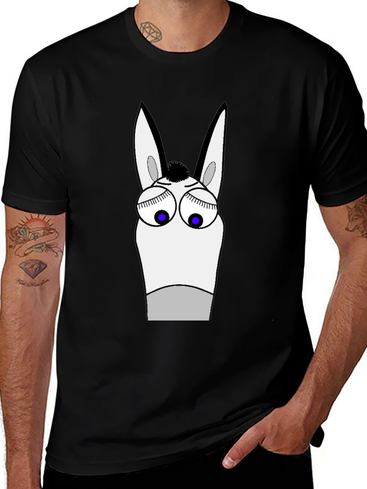 Funny Donkey Graphic T-Shirt