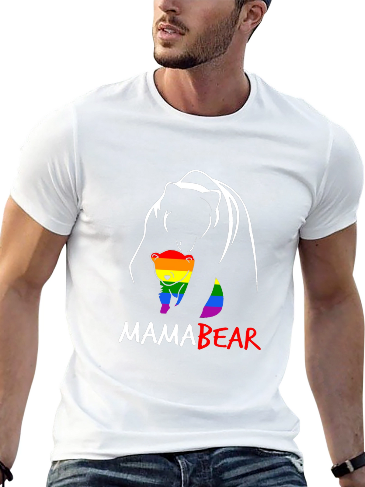 Mama Bear LGBT Pride T-Shirt