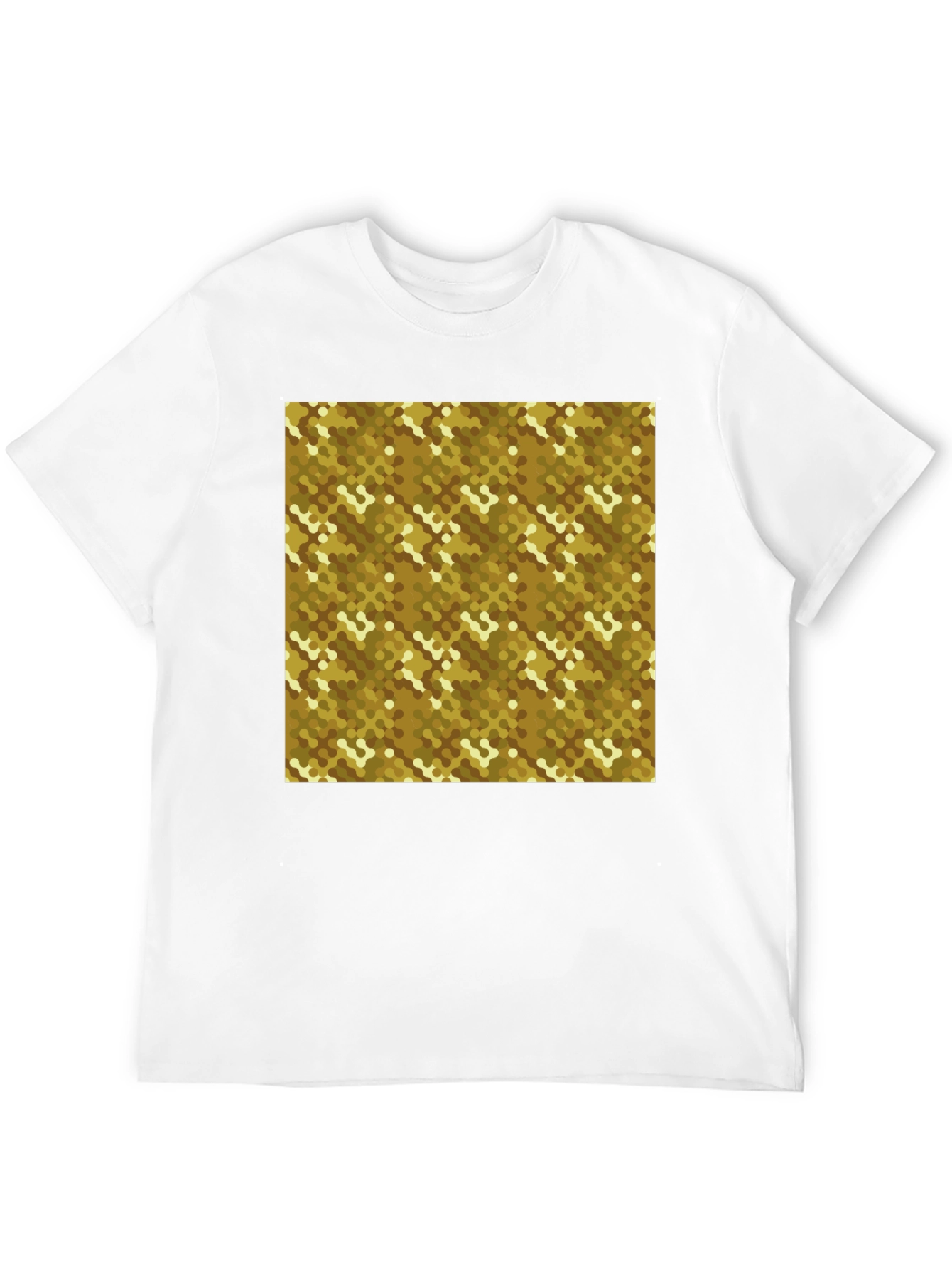 Geometric Pattern T-Shirt - Modern Black Tee