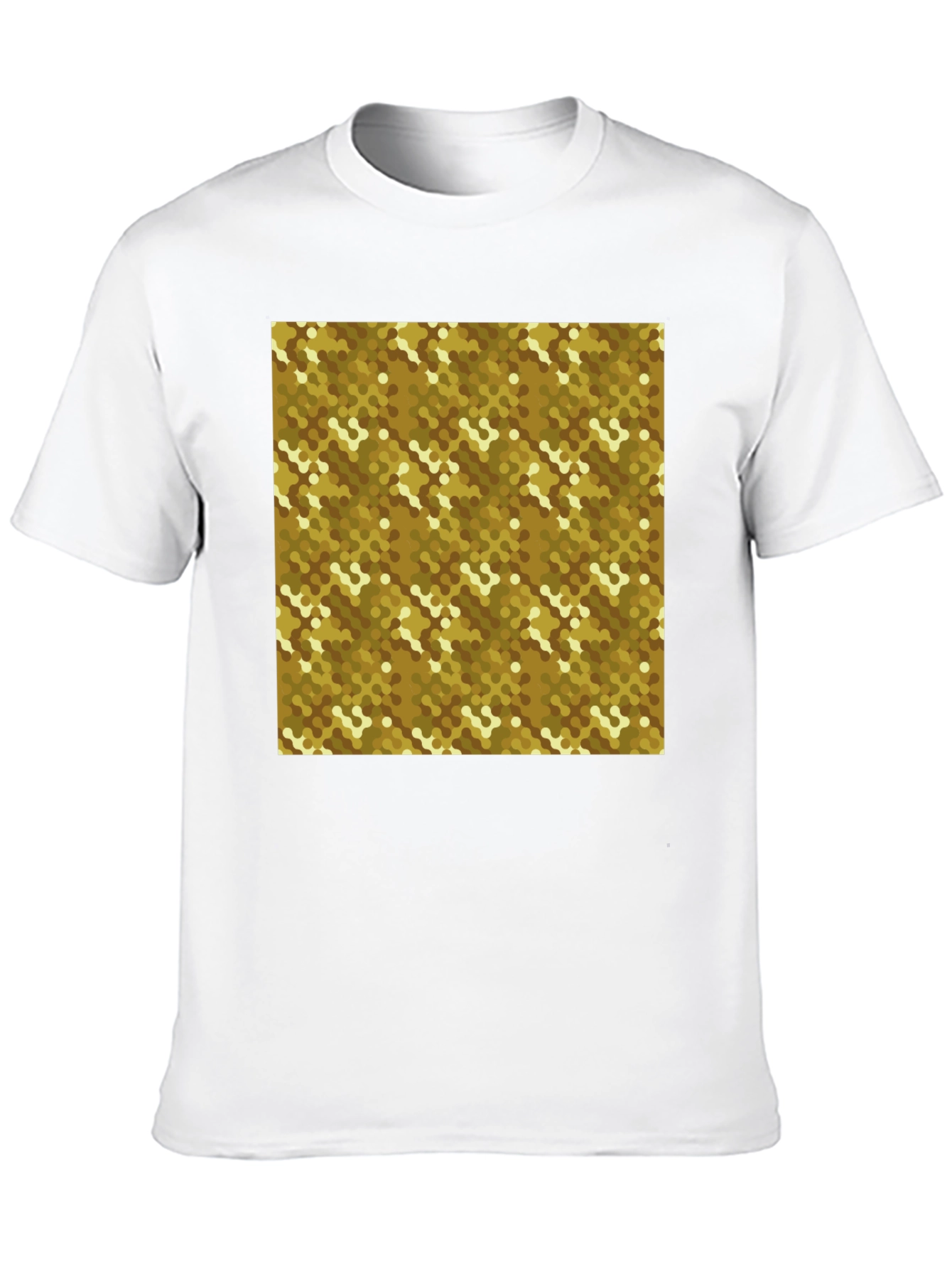 Geometric Pattern T-Shirt - Modern Black Tee