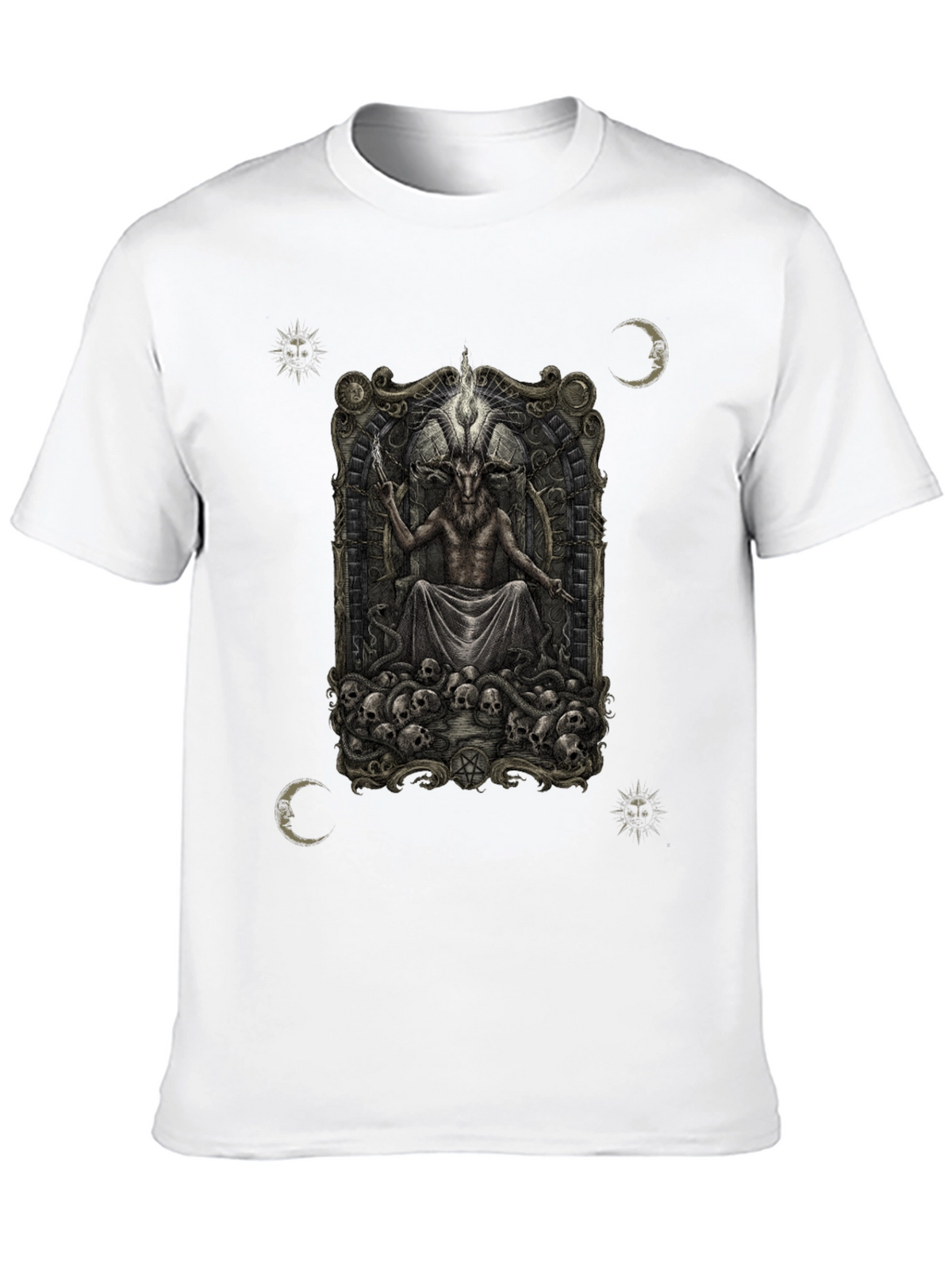 Occult Baphomet Graphic T-Shirt - Dark Satanic Tee