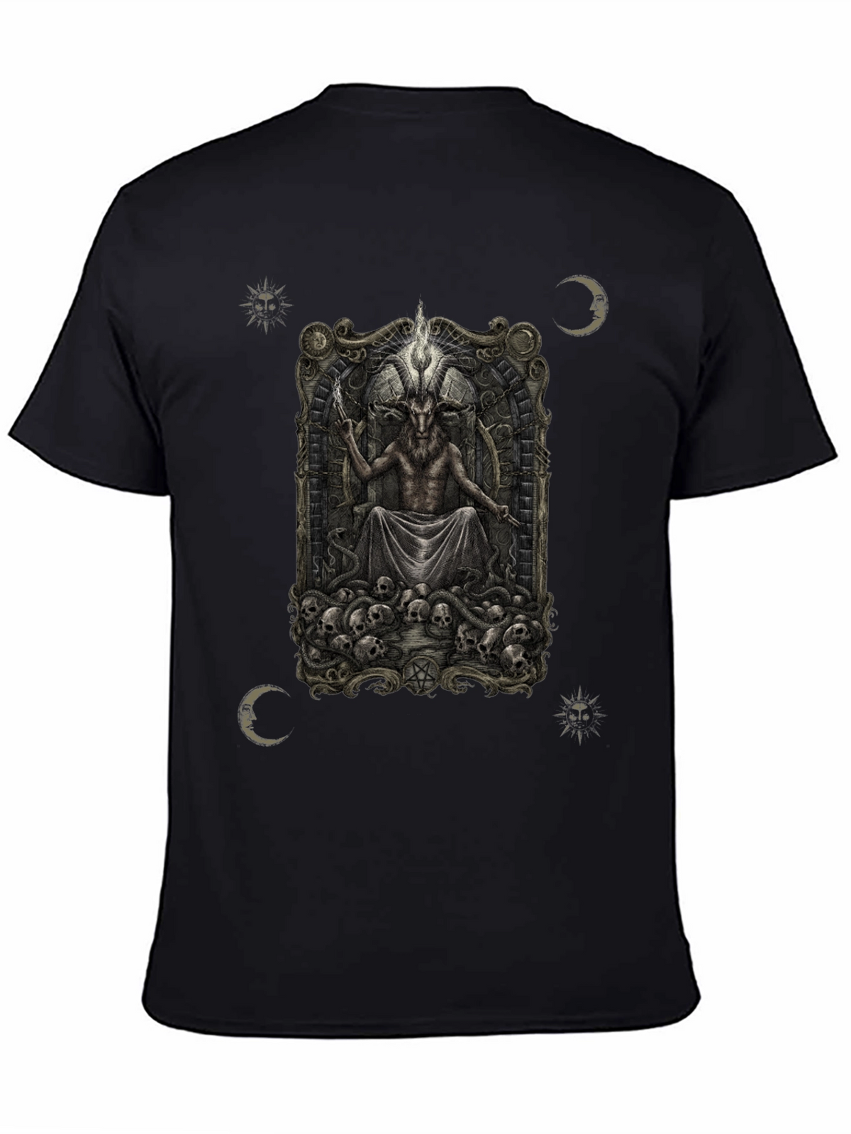 Occult Baphomet Graphic T-Shirt - Dark Satanic Tee