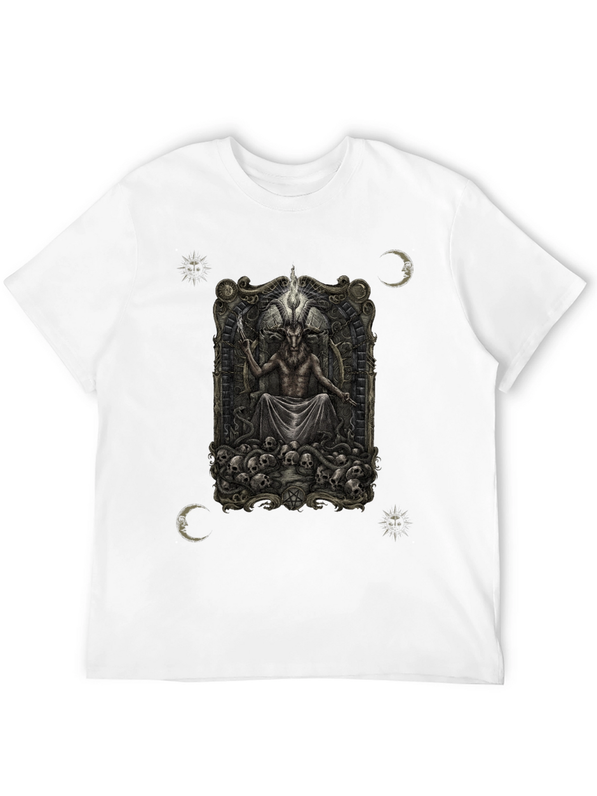 Occult Baphomet Graphic T-Shirt - Dark Satanic Tee