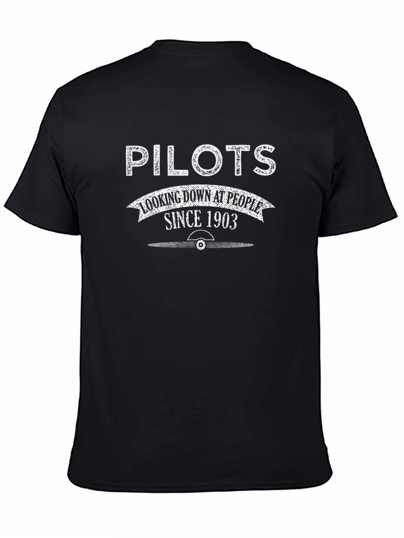 Pilots Looking Down T-Shirt - Funny Pilot Gift
