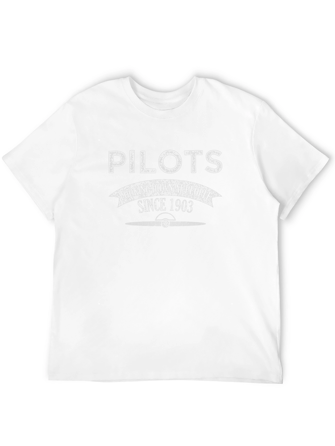 Pilots Looking Down T-Shirt - Funny Pilot Gift