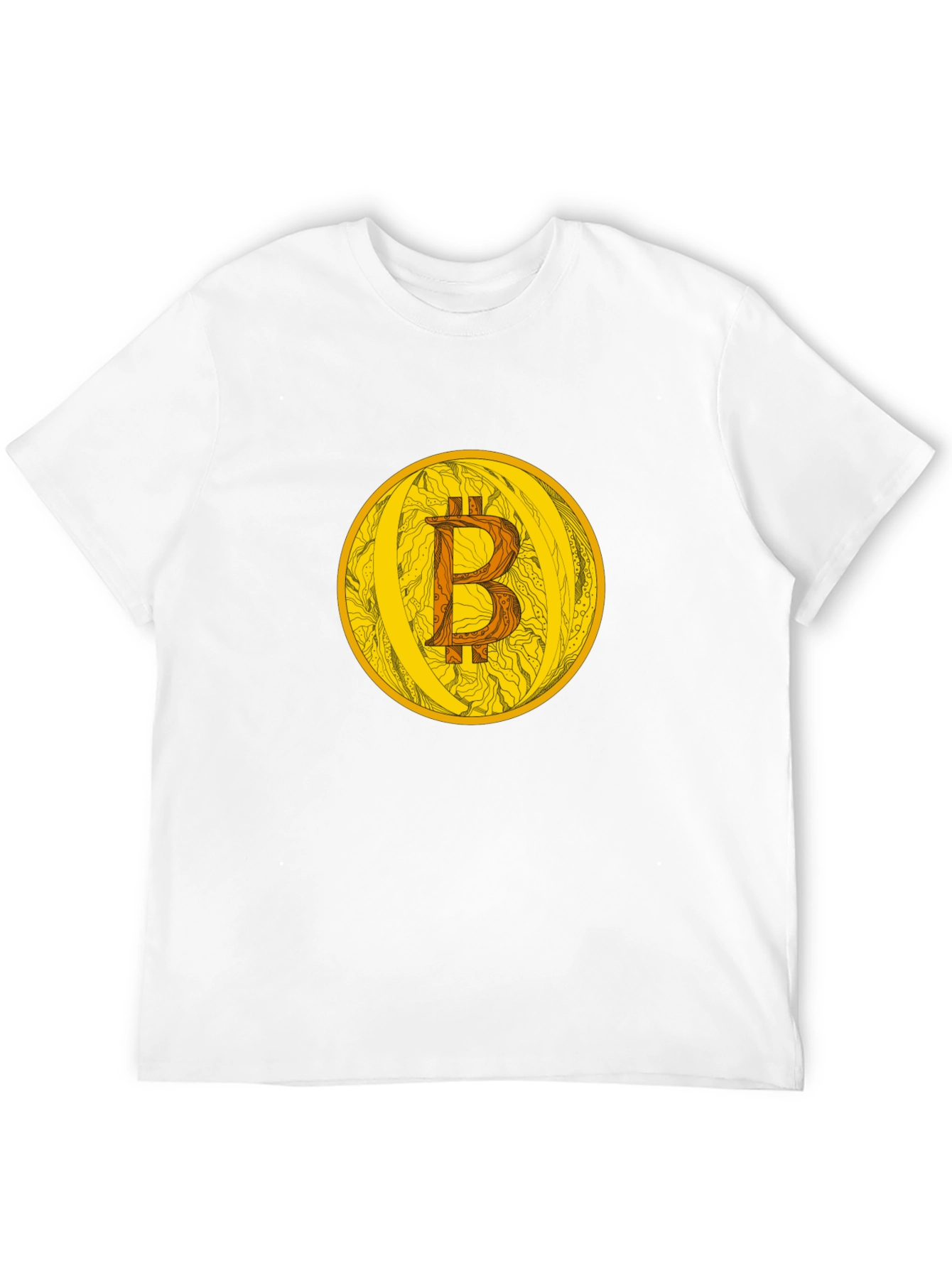 Bitcoin Crypto Currency Graphic Tee - Black