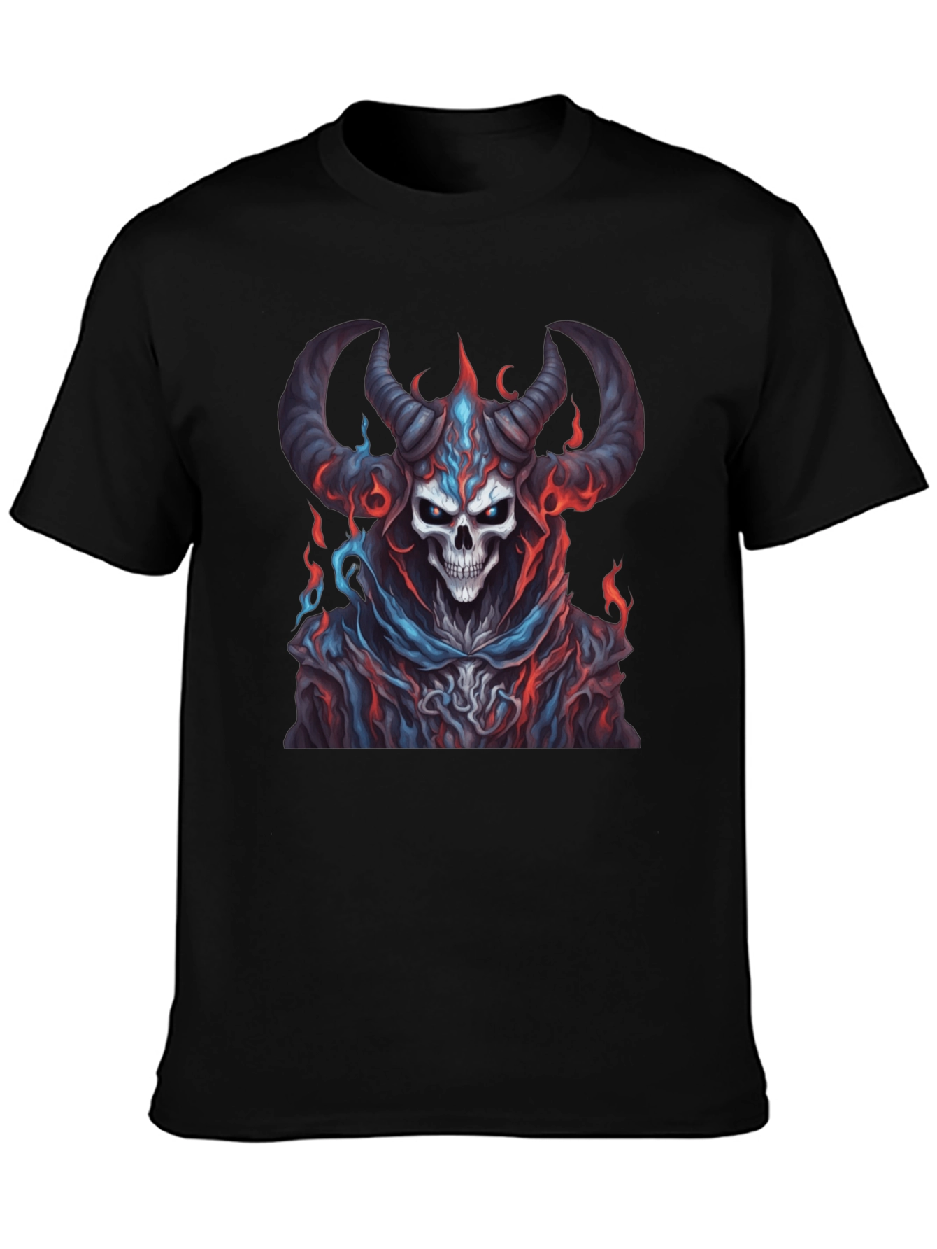 Skull Devil Graphic Black T-Shirt