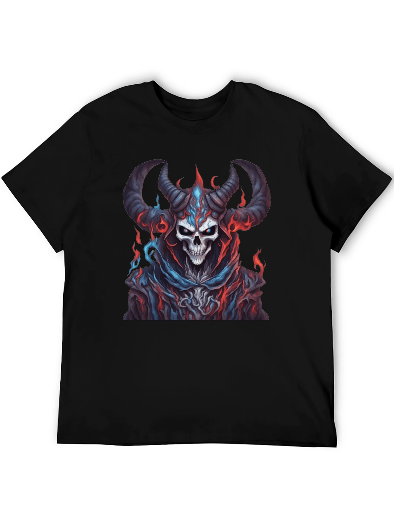 Skull Devil Graphic Black T-Shirt