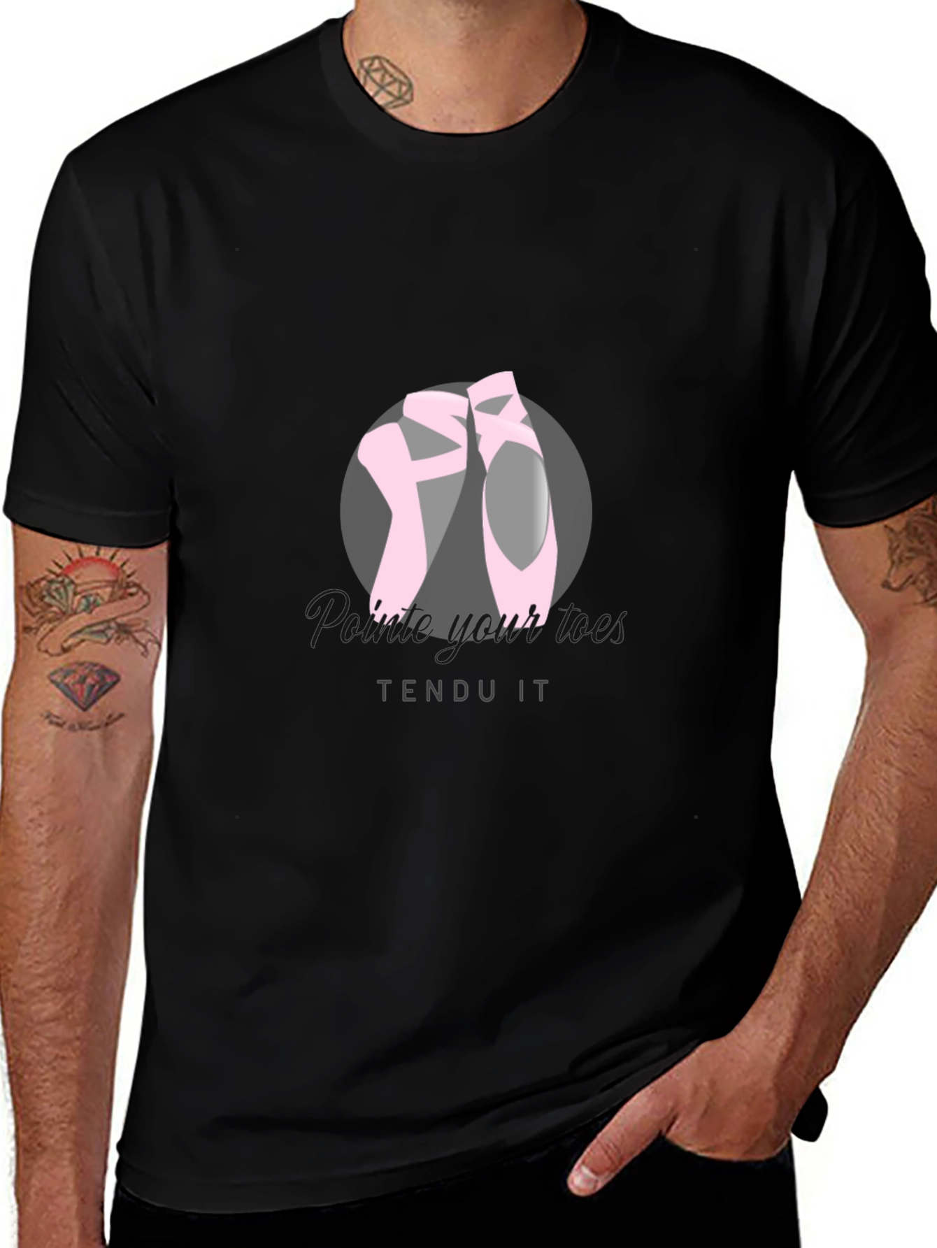 Ballet Pointe Shoes T-Shirt - Tendu It!