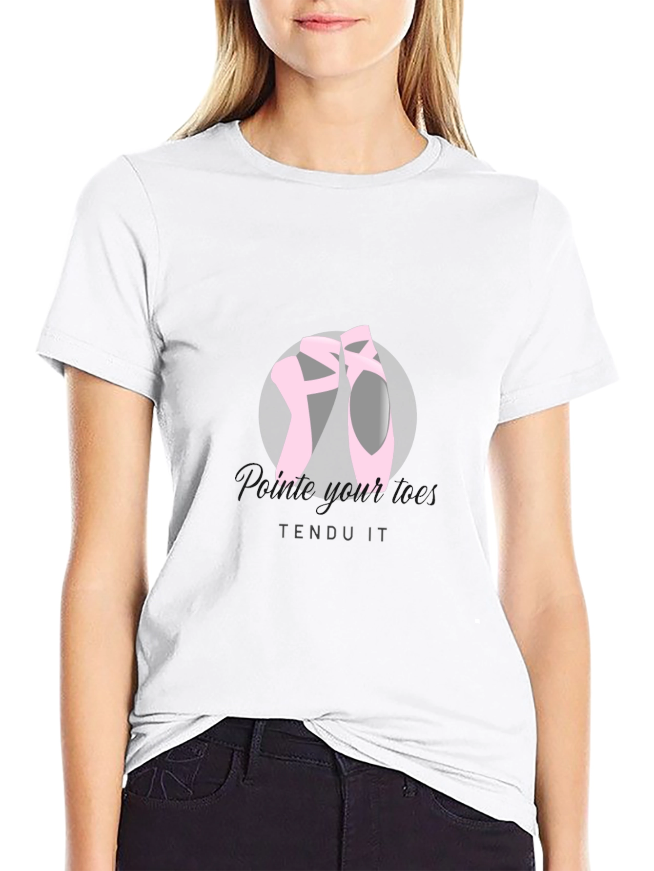 Ballet Pointe Shoes T-Shirt - Tendu It!