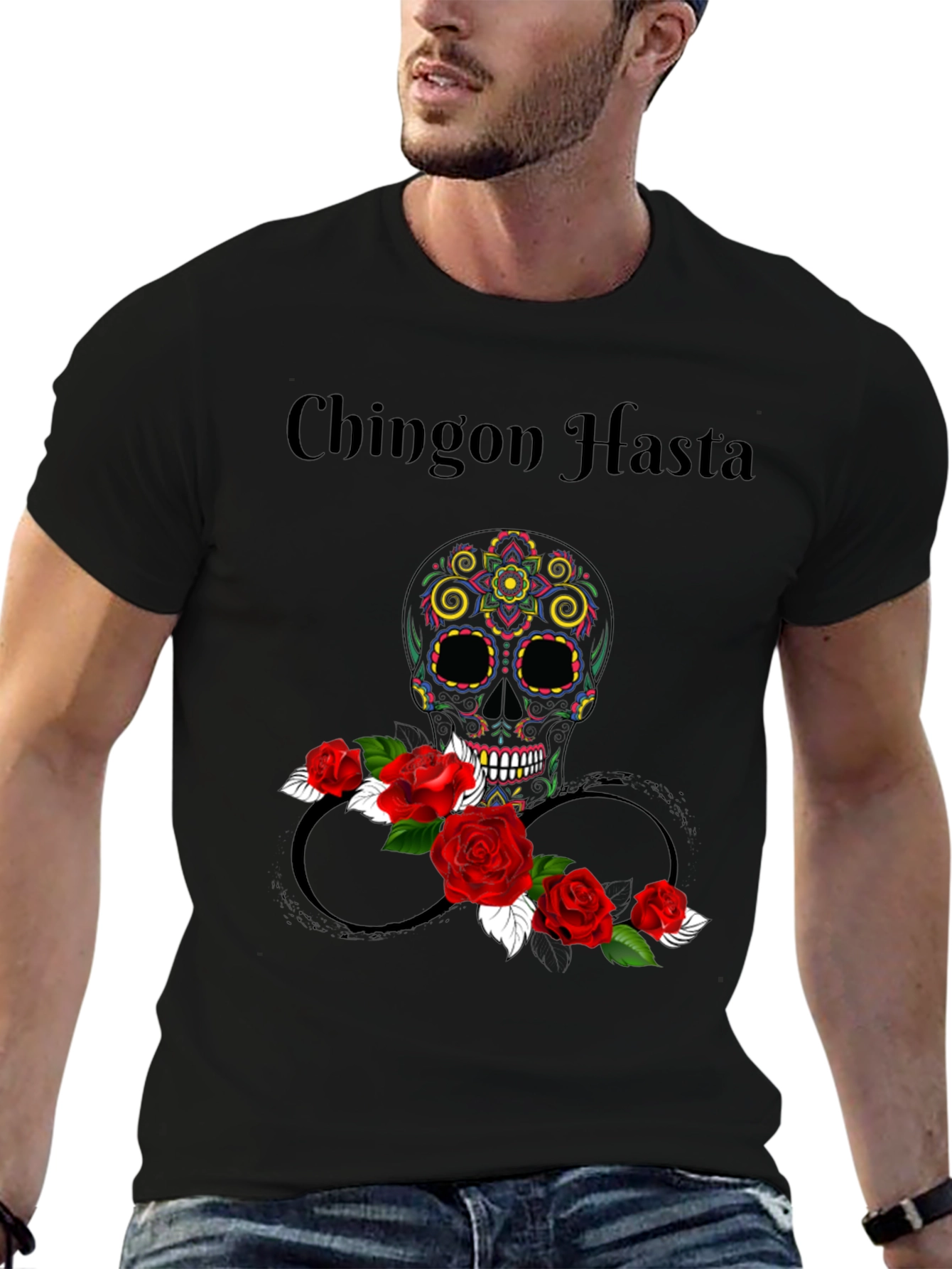 Chingon Hasta Sugar Skull T-Shirt