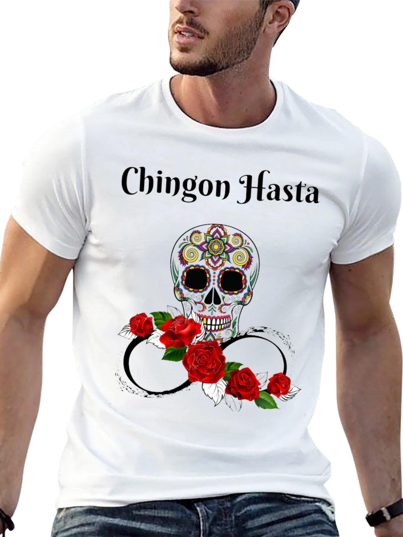 Chingon Hasta Sugar Skull T-Shirt