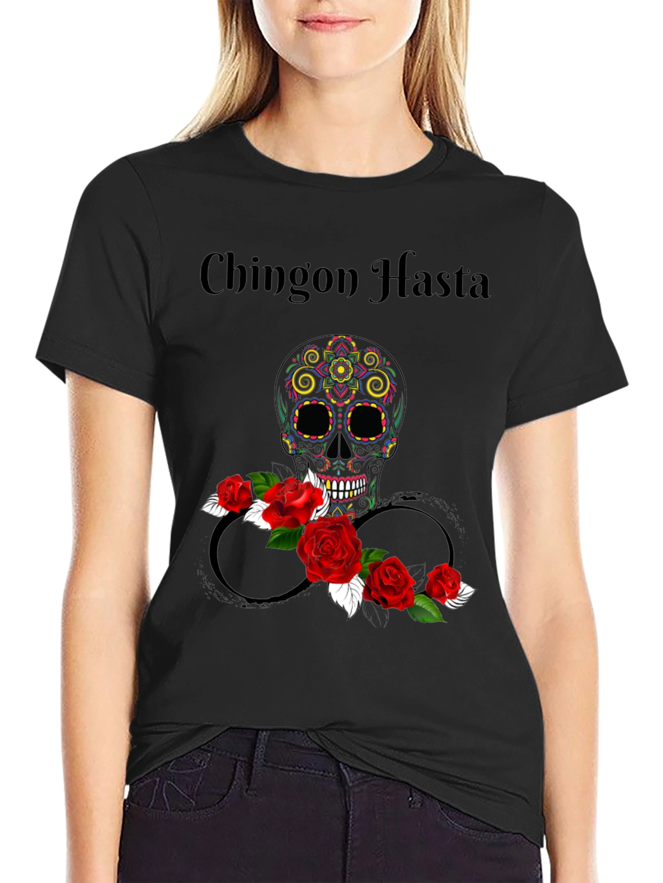 Chingon Hasta Sugar Skull T-Shirt