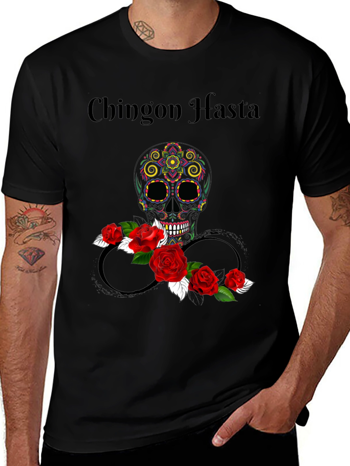 Chingon Hasta Sugar Skull T-Shirt