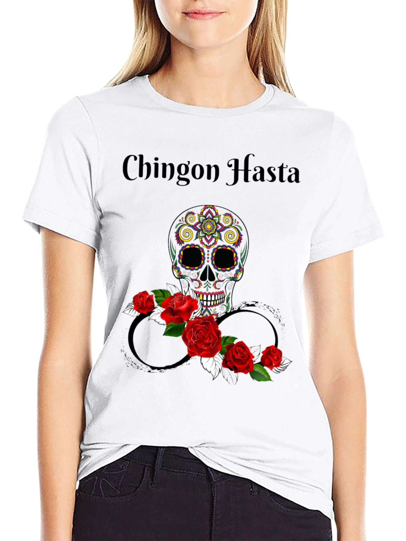 Chingon Hasta Sugar Skull T-Shirt