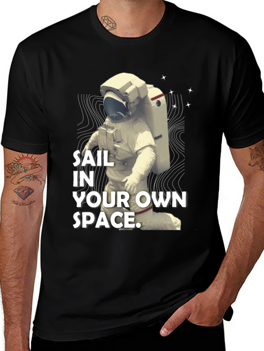 Sail In Your Own Space T-Shirt - Black