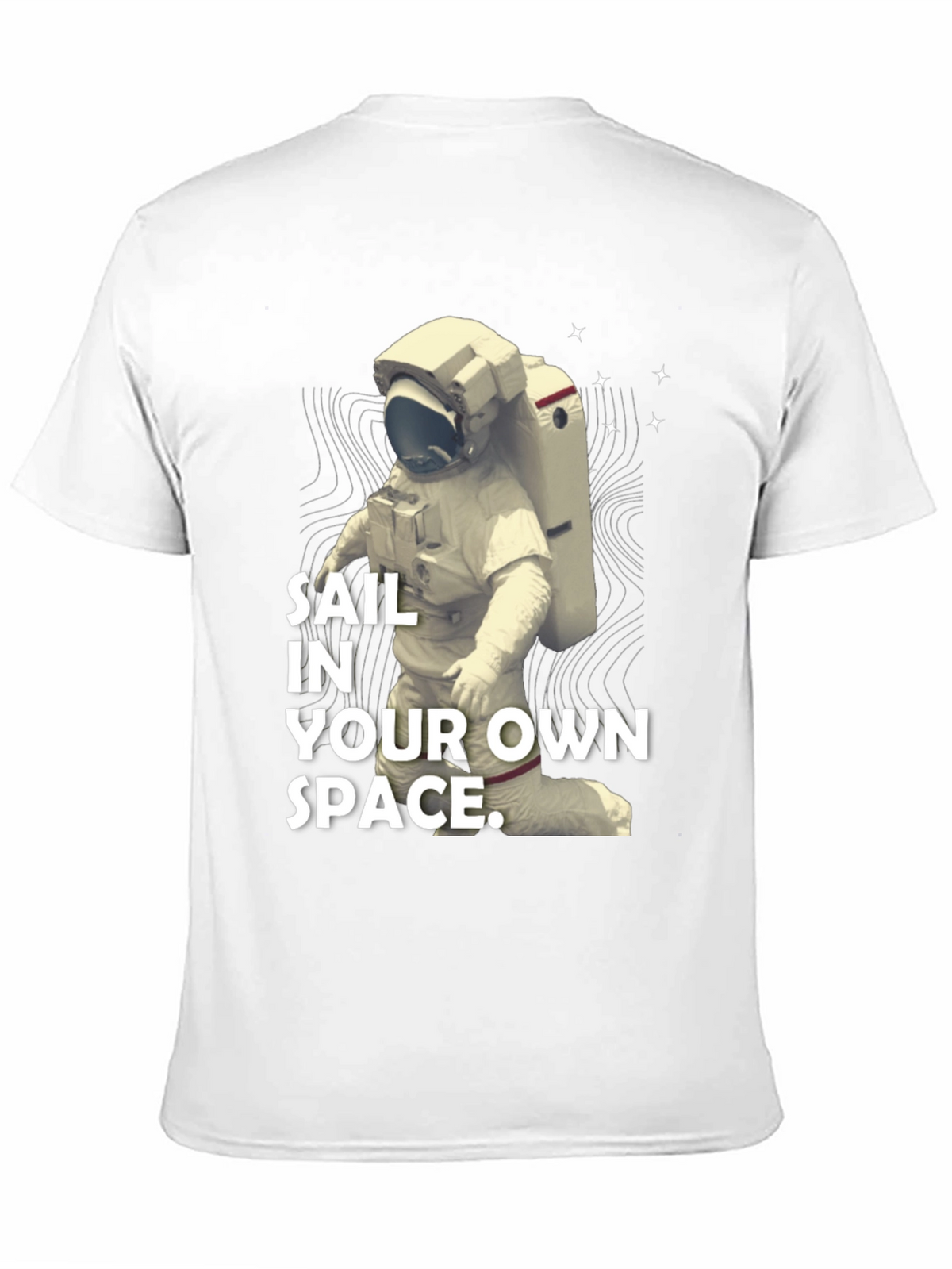 Sail In Your Own Space T-Shirt - Black