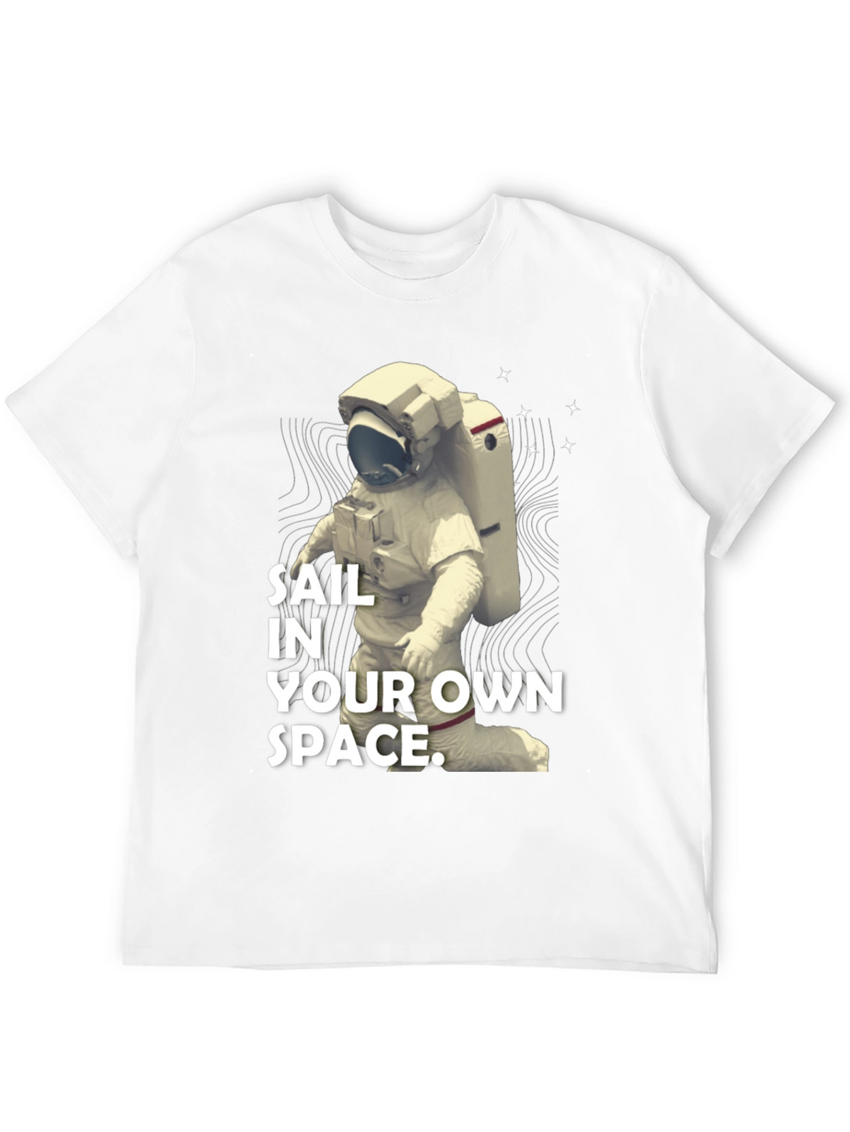 Sail In Your Own Space T-Shirt - Black