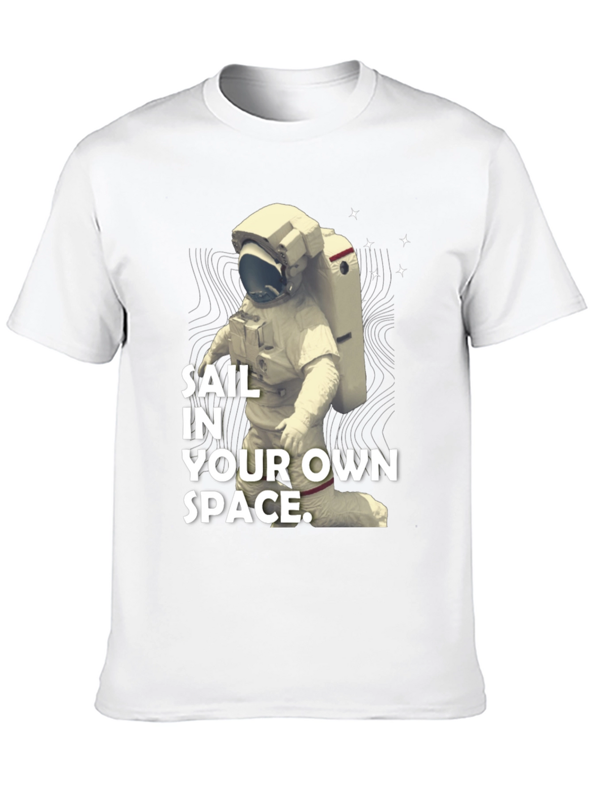 Sail In Your Own Space T-Shirt - Black