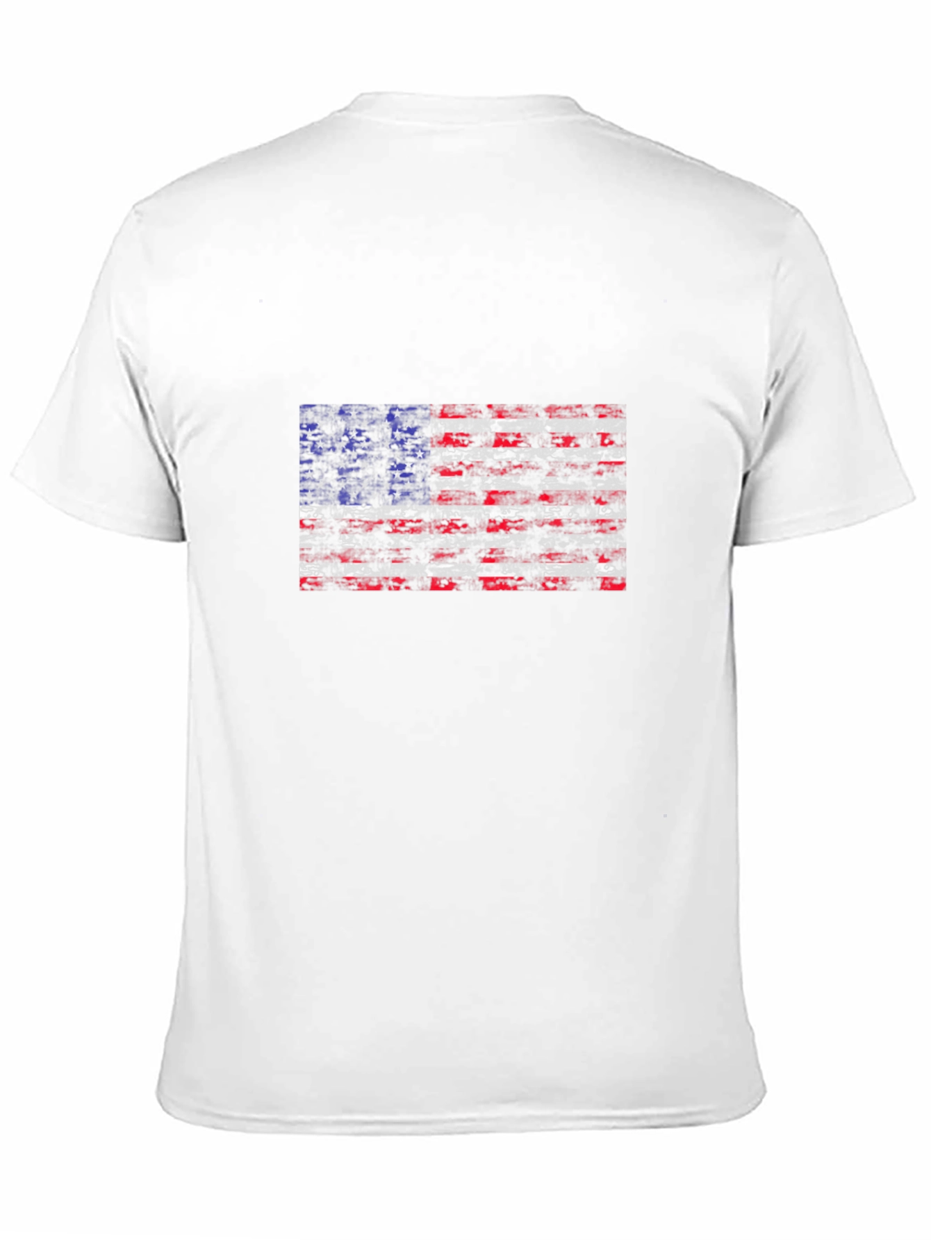 American Flag Graphic Black T-Shirt