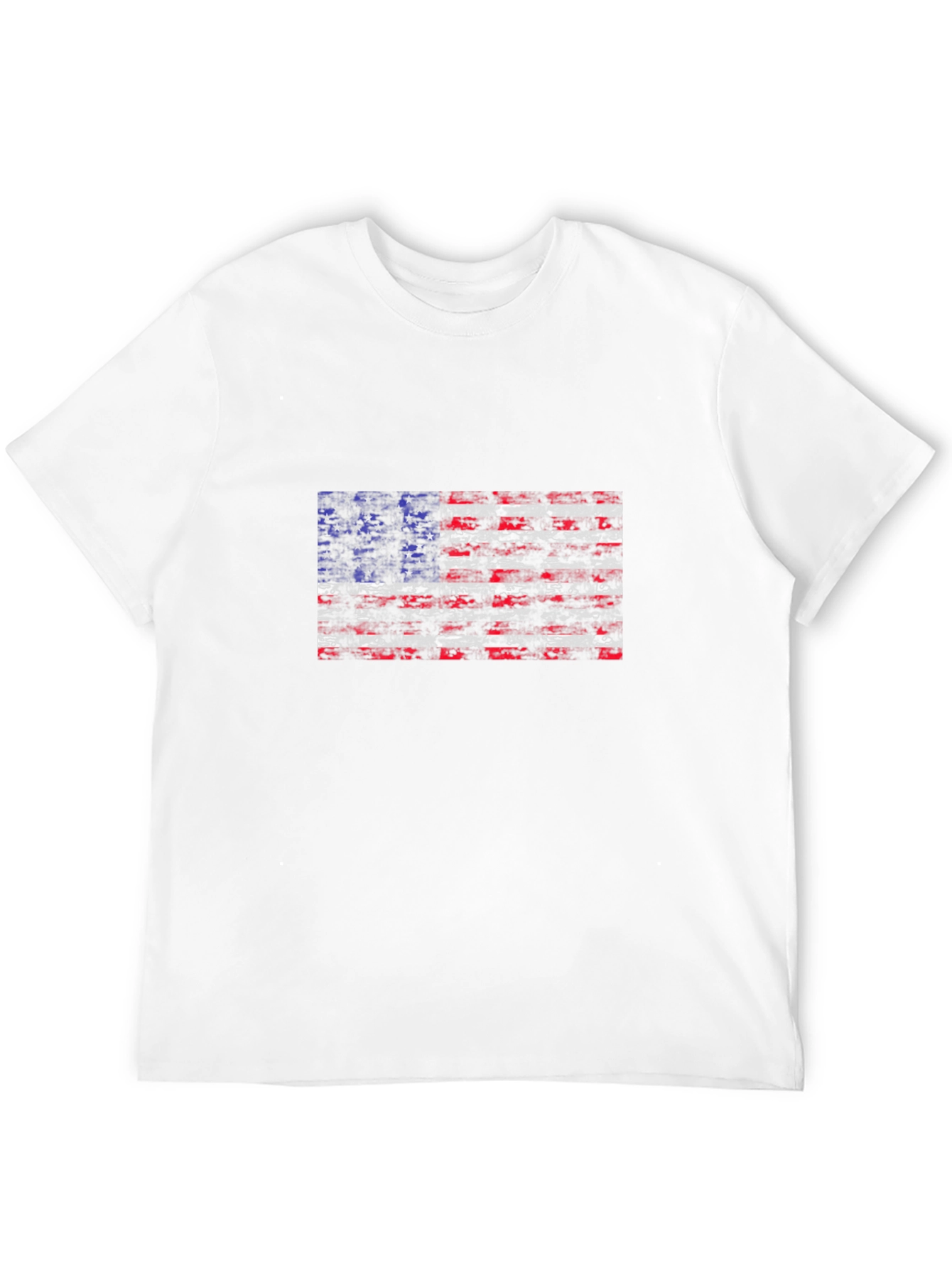American Flag Graphic Black T-Shirt