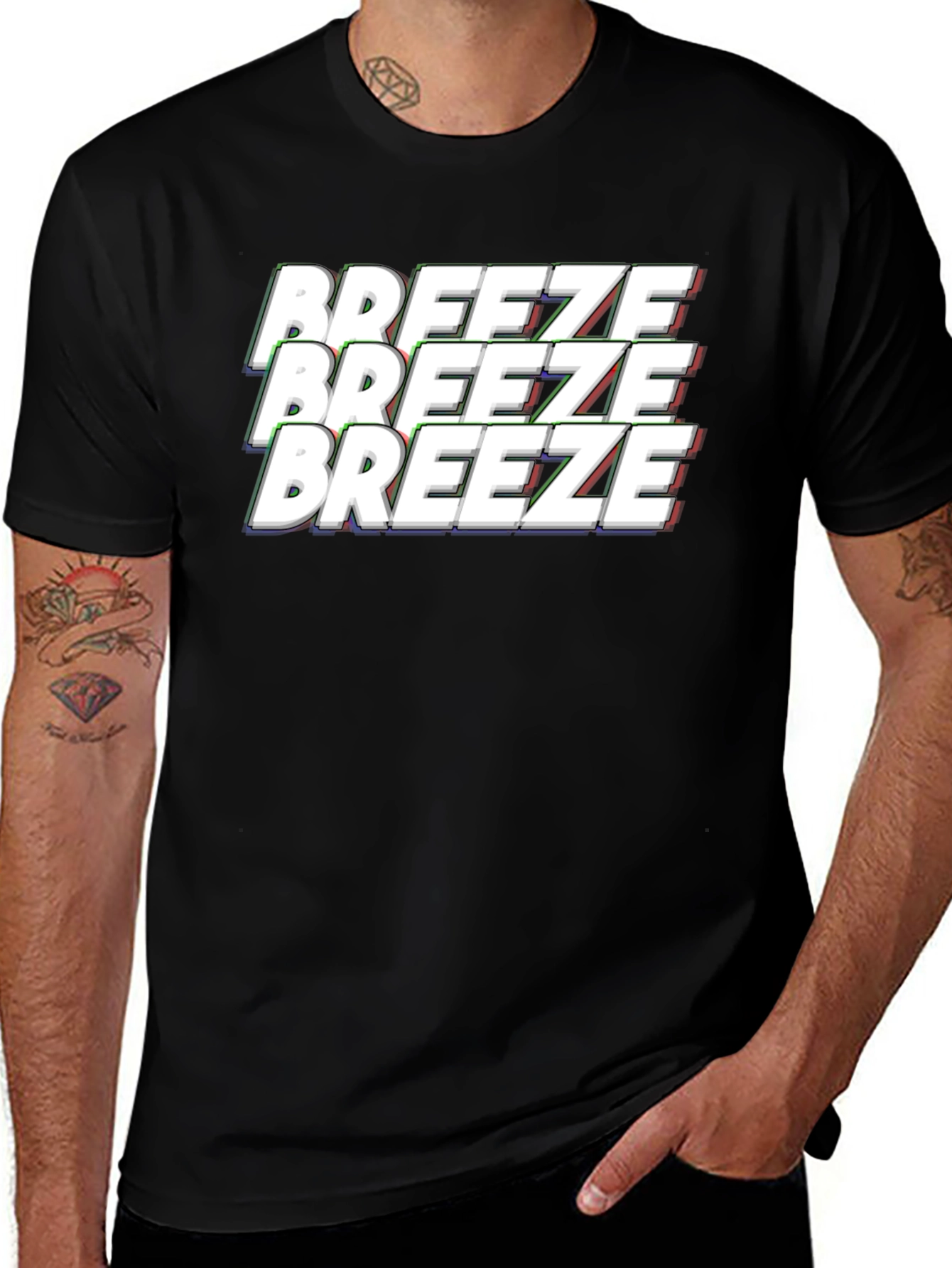 Breeze Graphic Tee - Retro Style