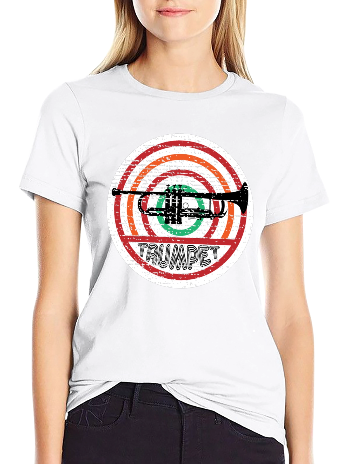 Trumpet Graphic T-Shirt - Music Lover Tee