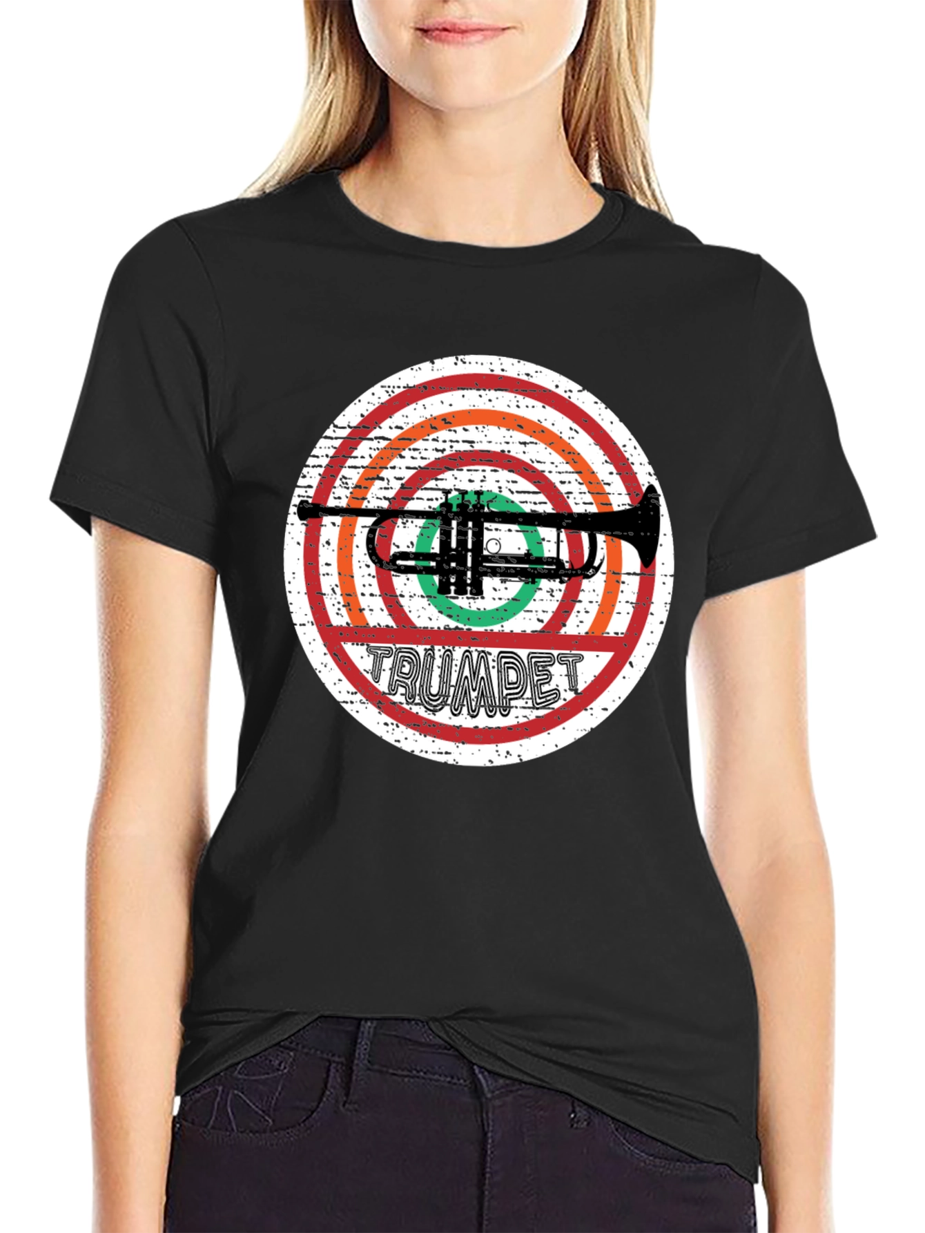 Trumpet Graphic T-Shirt - Music Lover Tee