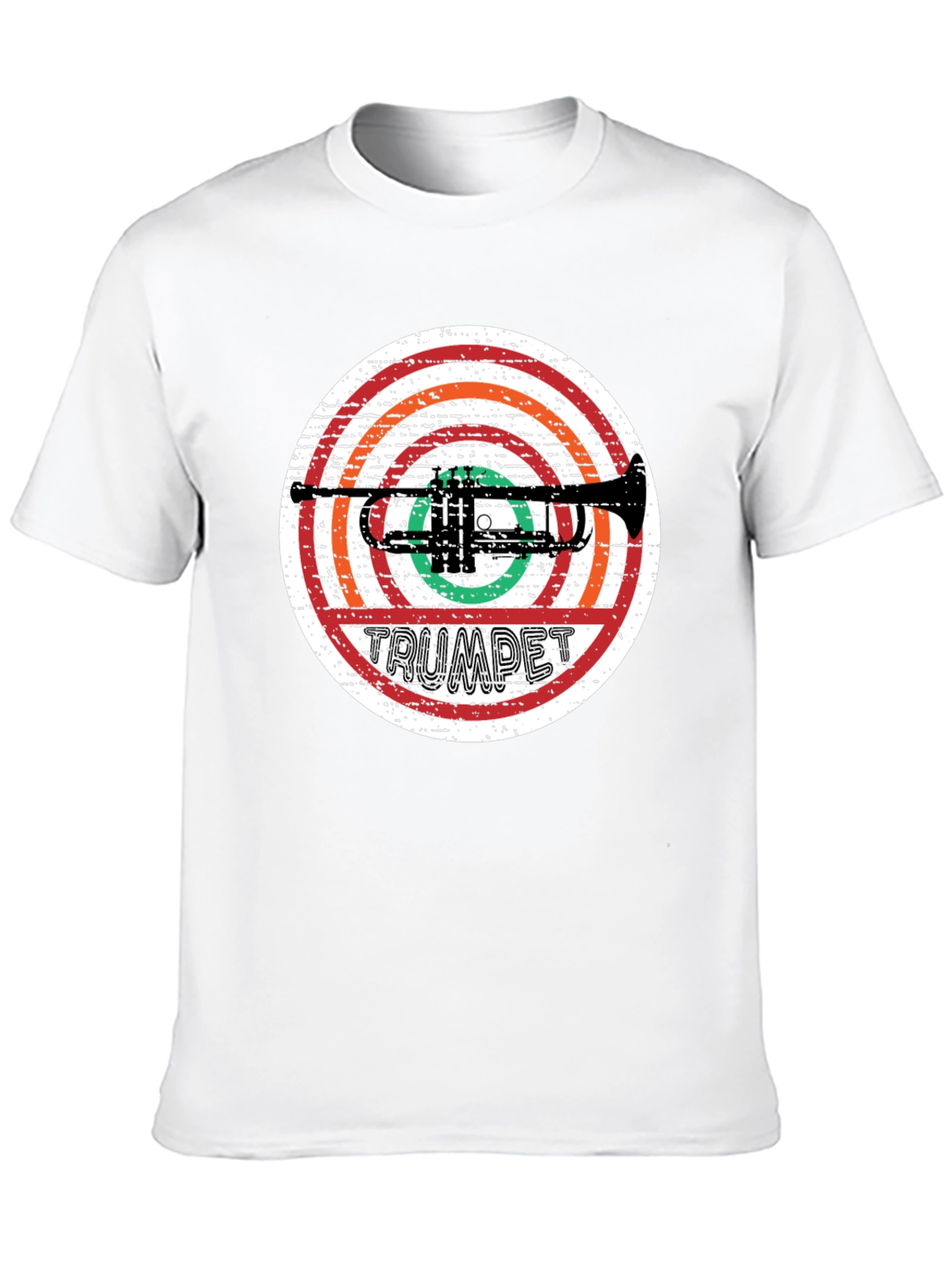 Trumpet Graphic T-Shirt - Music Lover Tee