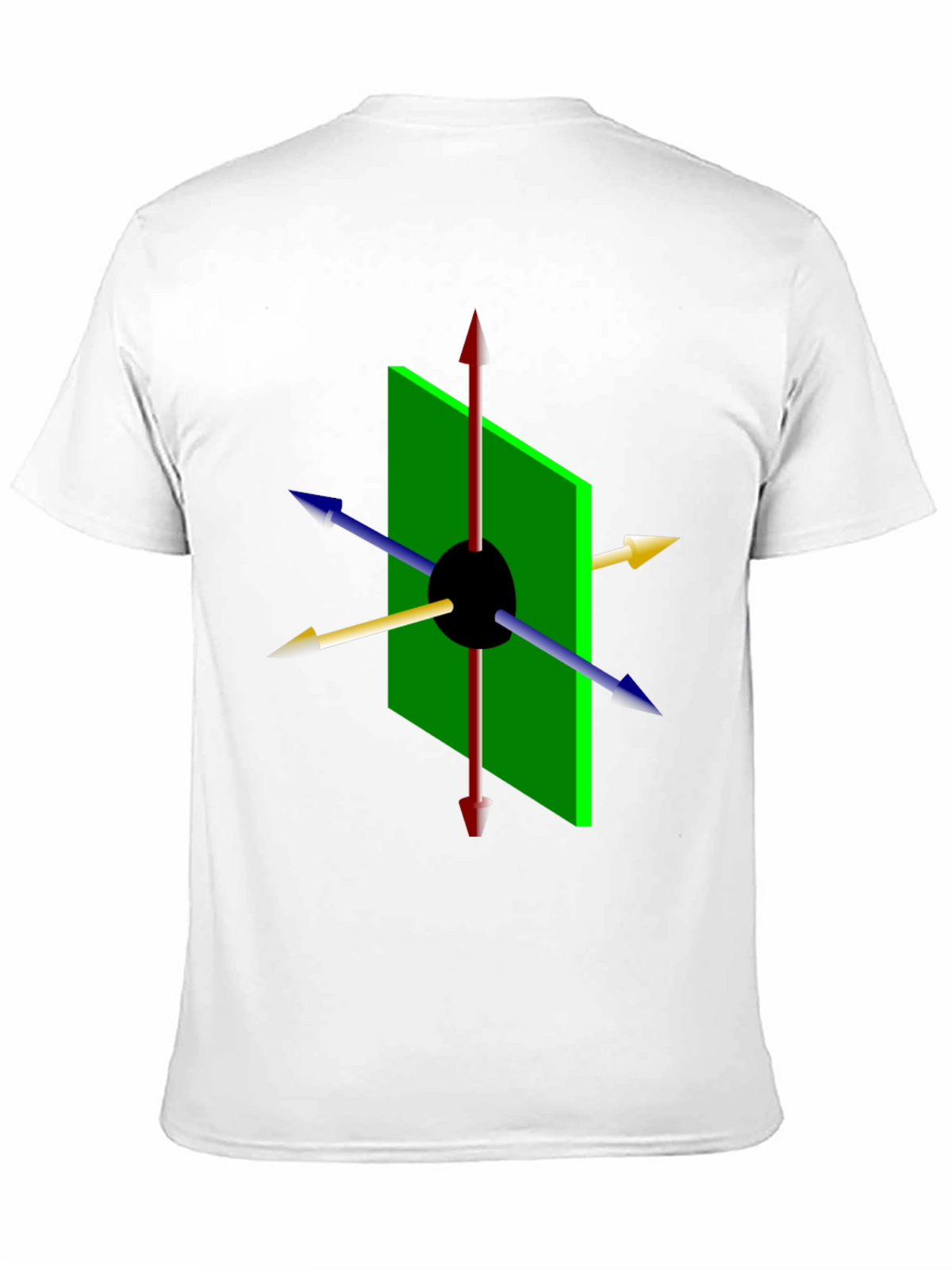 Geometric Arrow Graphic Tee - Modern Style
