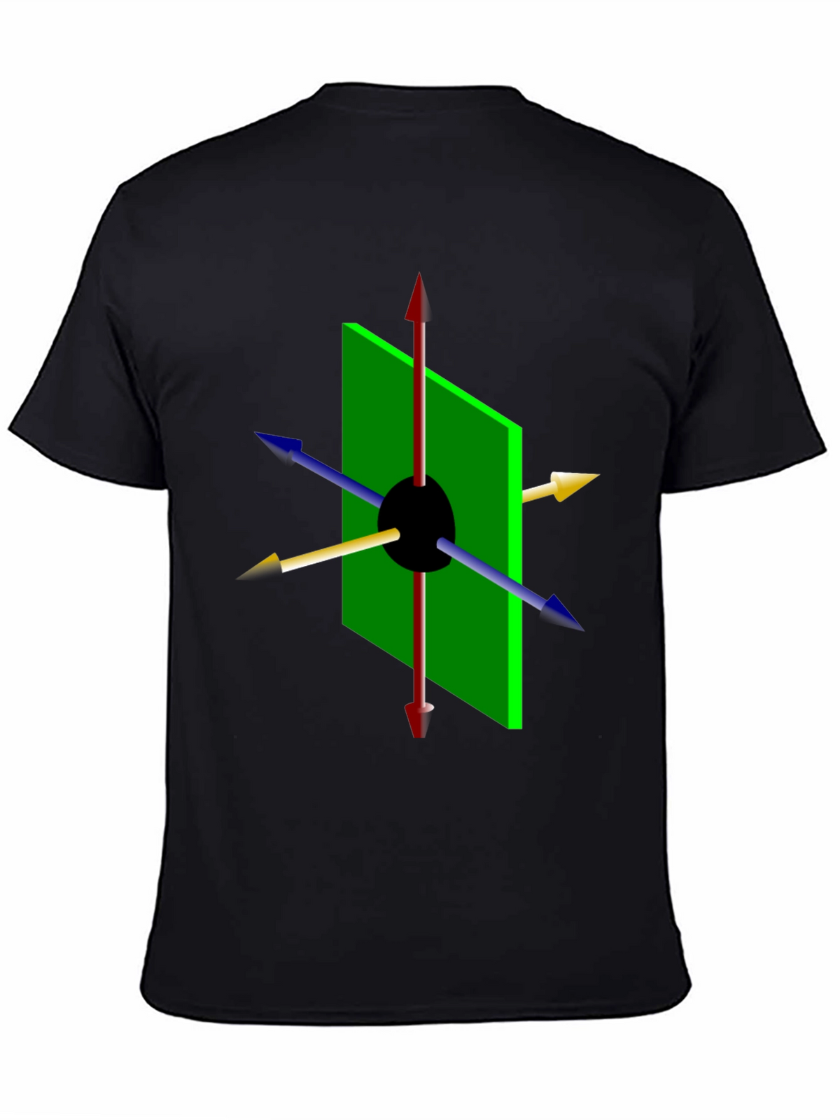 Geometric Arrow Graphic Tee - Modern Style