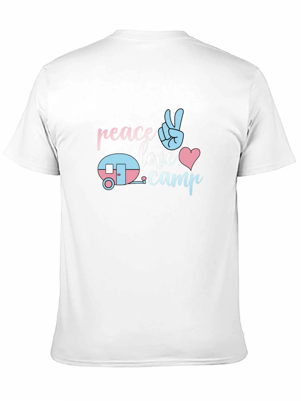 Peace Love Camp T-Shirt - Cute Camping Tee