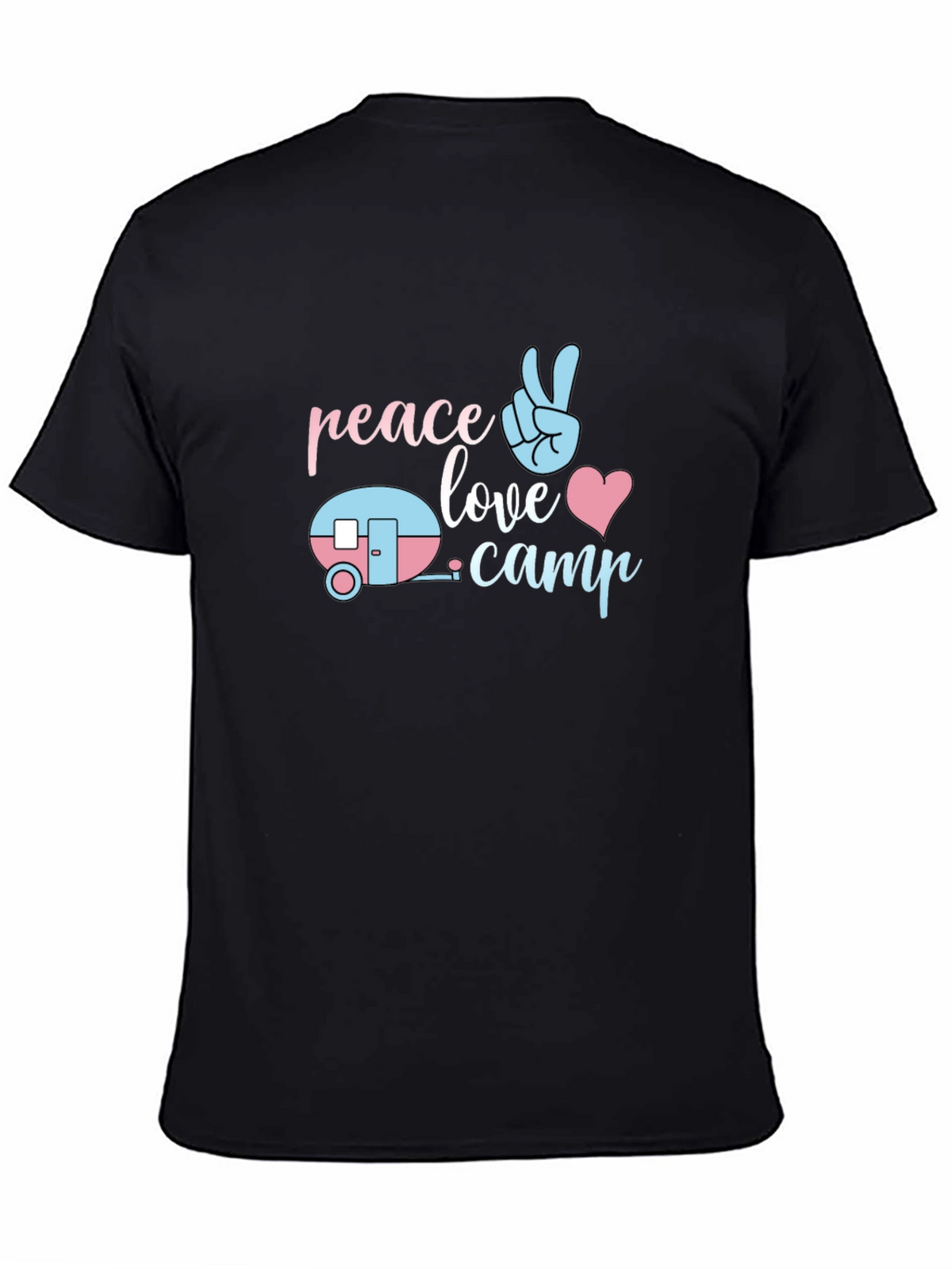 Peace Love Camp T-Shirt - Cute Camping Tee