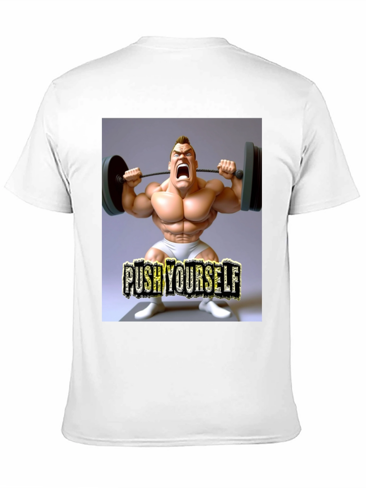 Push Yourself Gym Black T-Shirt