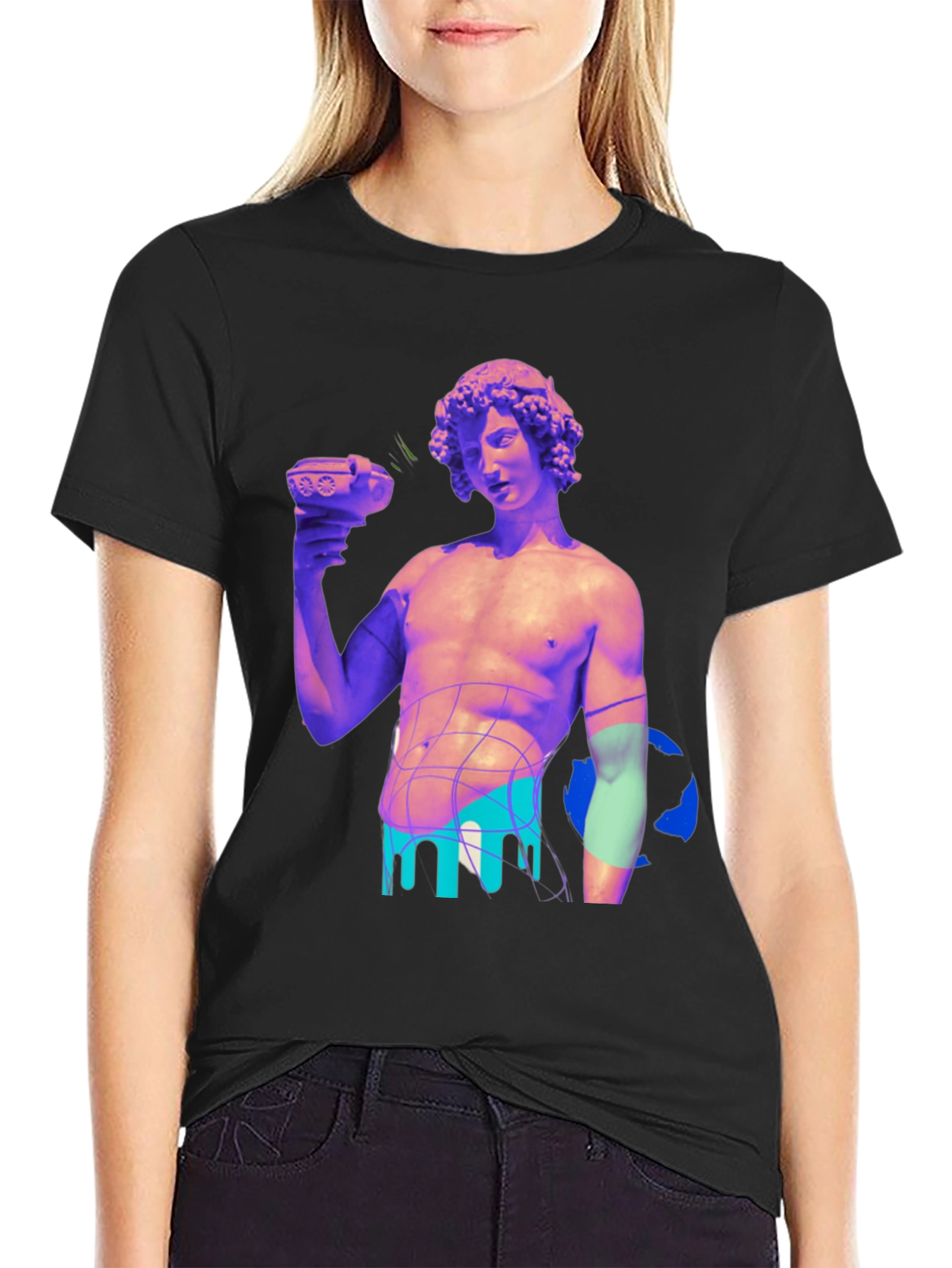 Statue Graphic Print Tee
