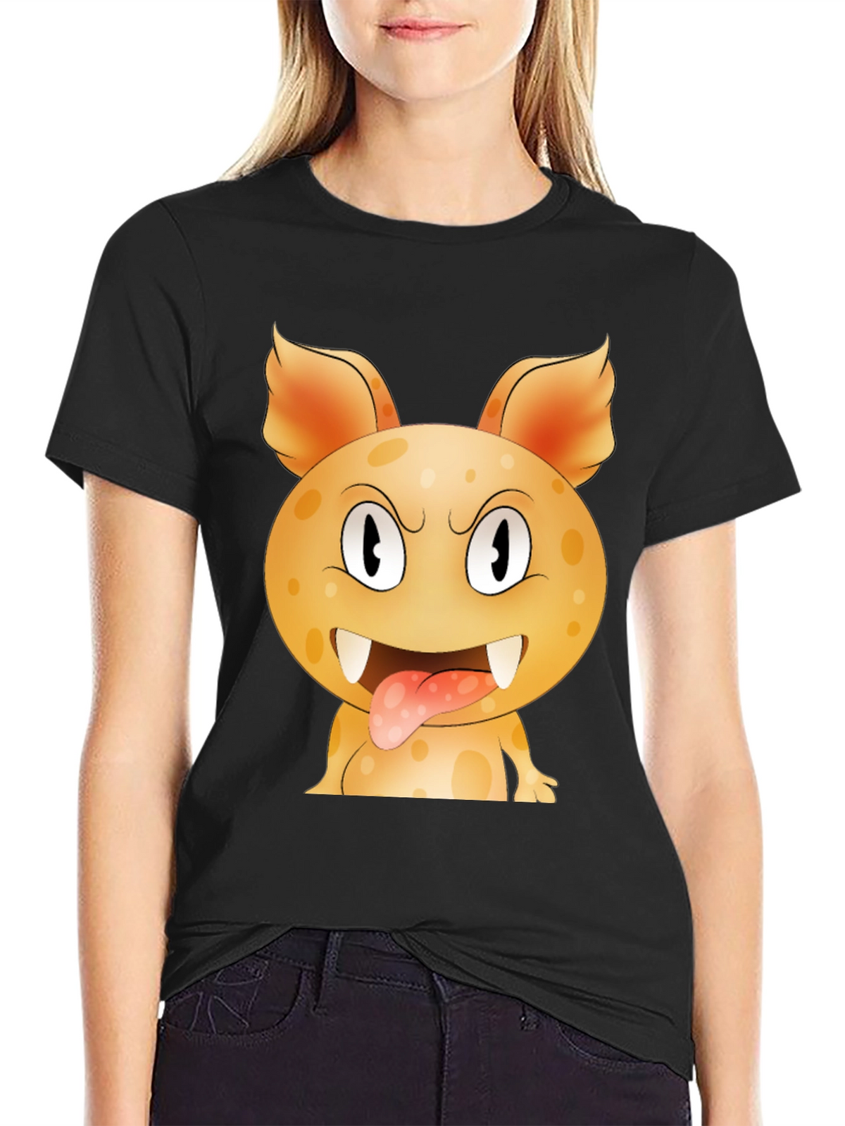 Monster Graphic Print T-Shirt